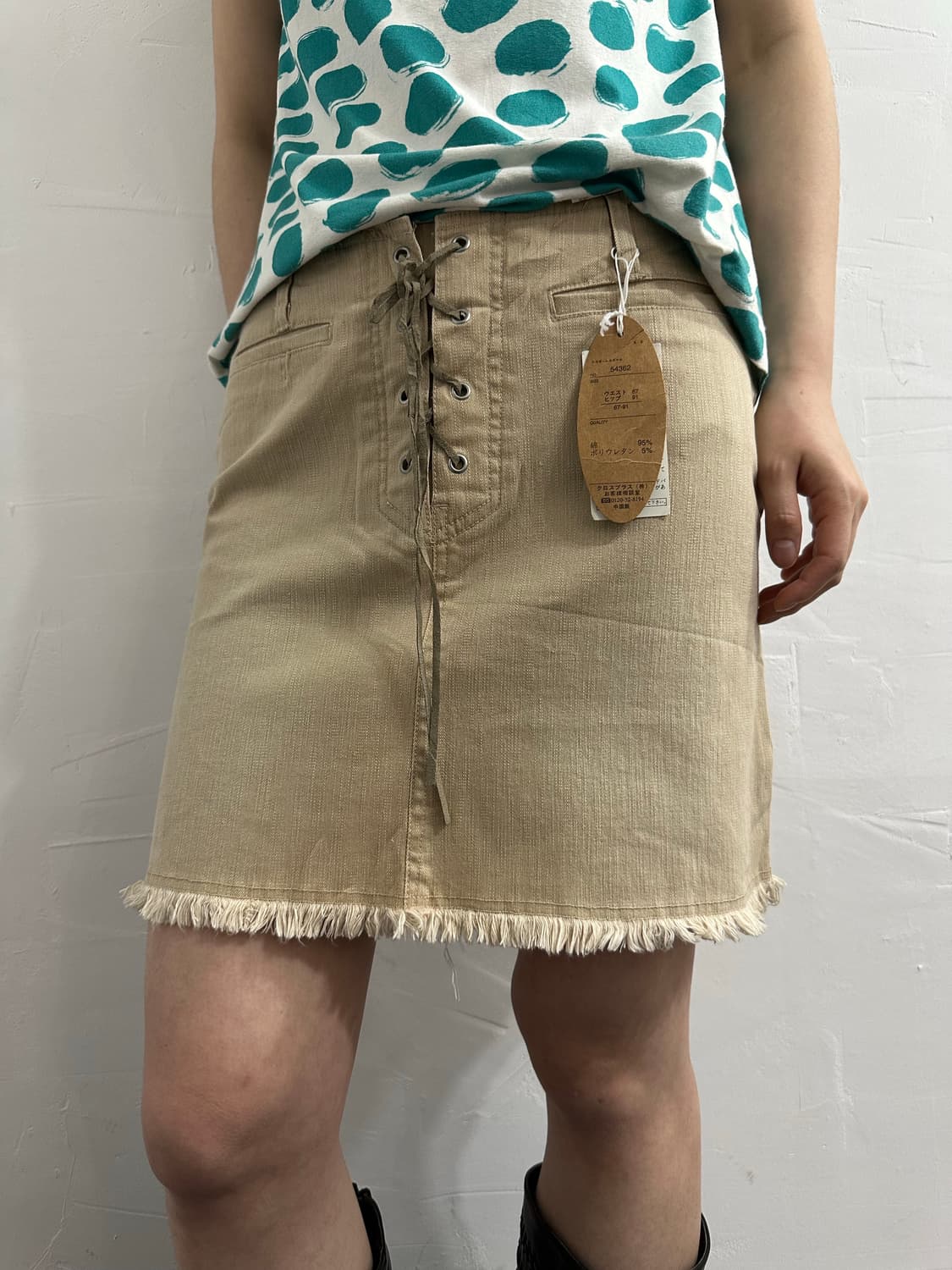 eyelet mini skirt 상품이미지1