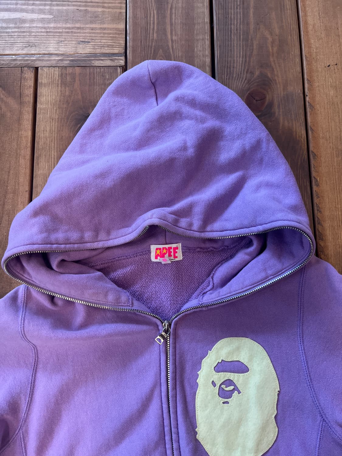 베이프 라벤더 사루 후드집업 상품이미지8