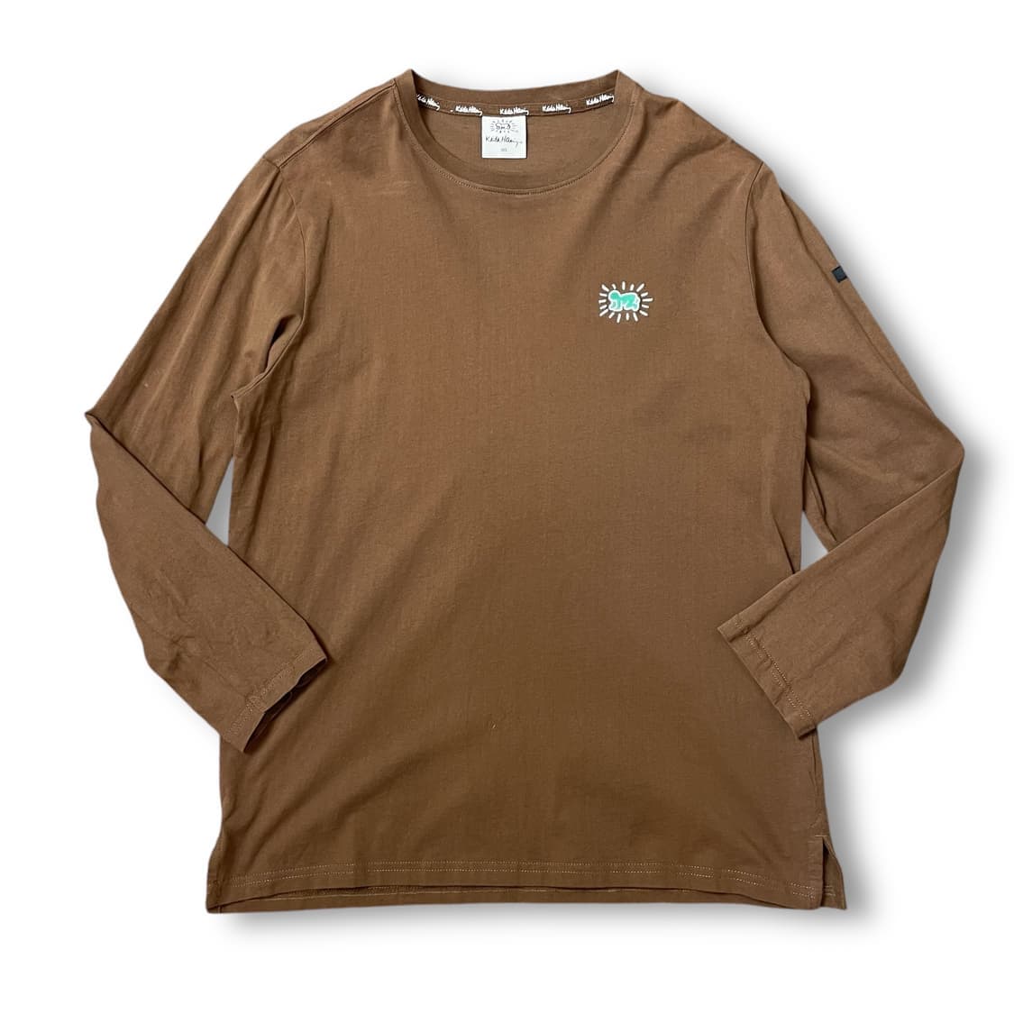 키스해링 브라운 롱슬리브 긴팔 티셔츠 105 상품이미지1