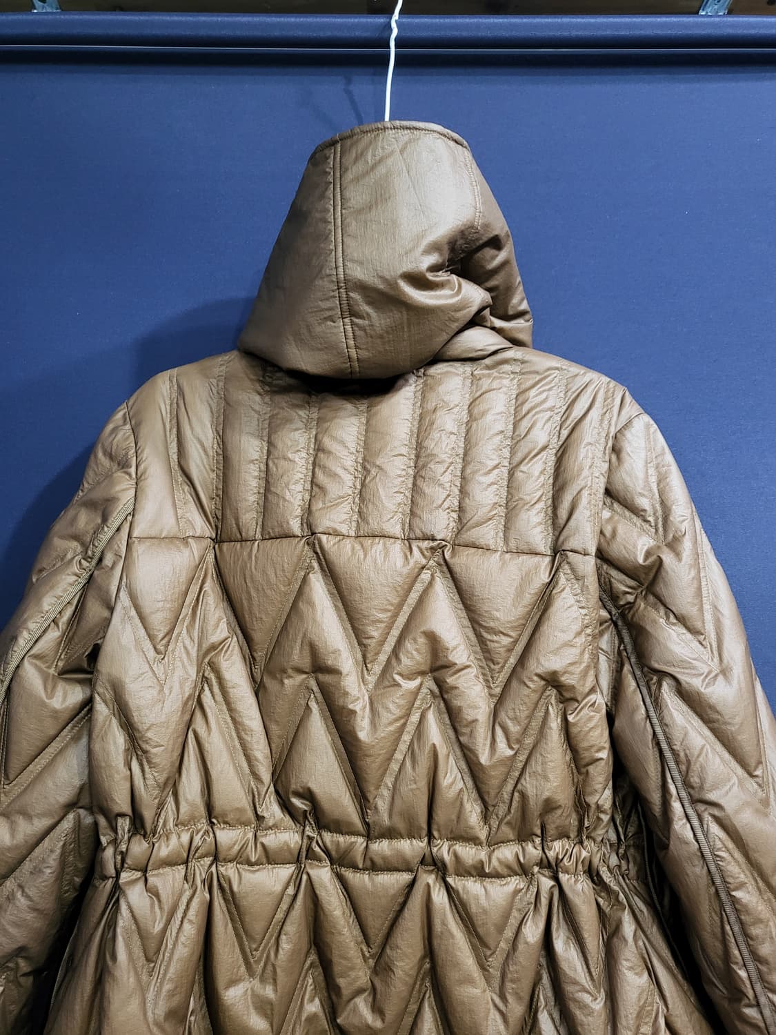 퀼팅 구스다운 후드패딩 상품이미지7