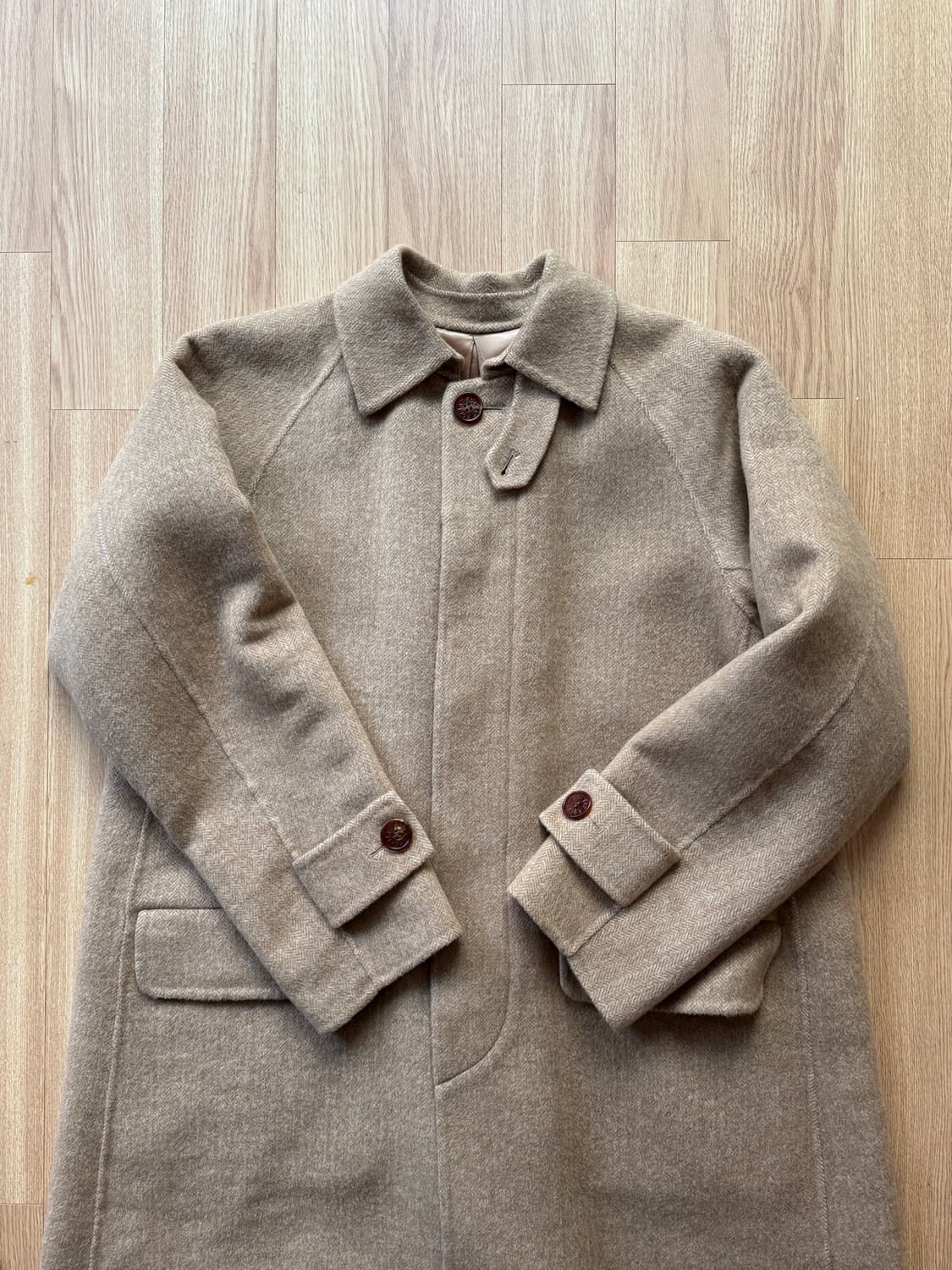 Roliat inverted pleats 발마칸 코트 46 (새상품) 상품이미지1