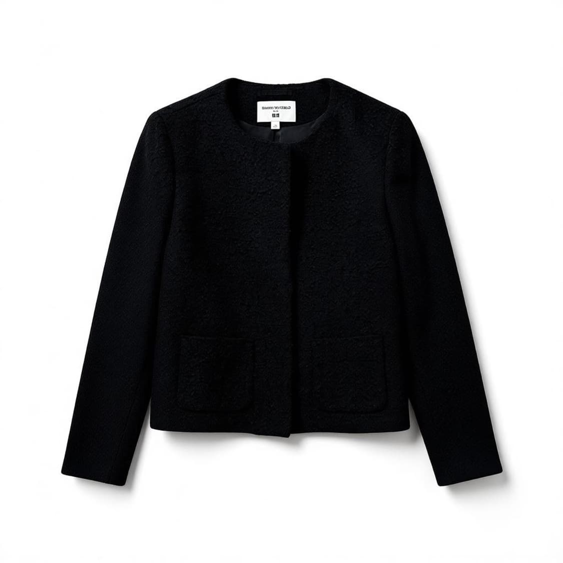 유니클로 X 카린로이펠트 블랙 빅포켓 트위드 자켓 S 상품이미지1