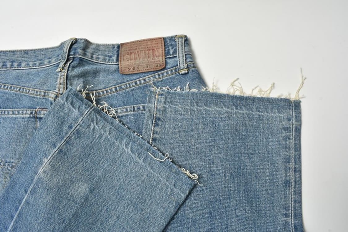 에드윈 505X 셀비지 청바지 데님팬츠 31 N1178 상품이미지5