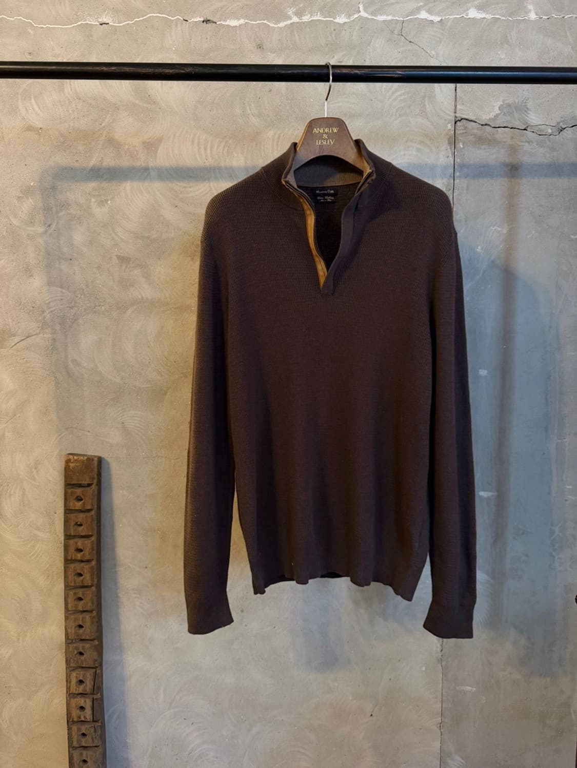 마시모두티 짚업 니트 100 상품이미지1