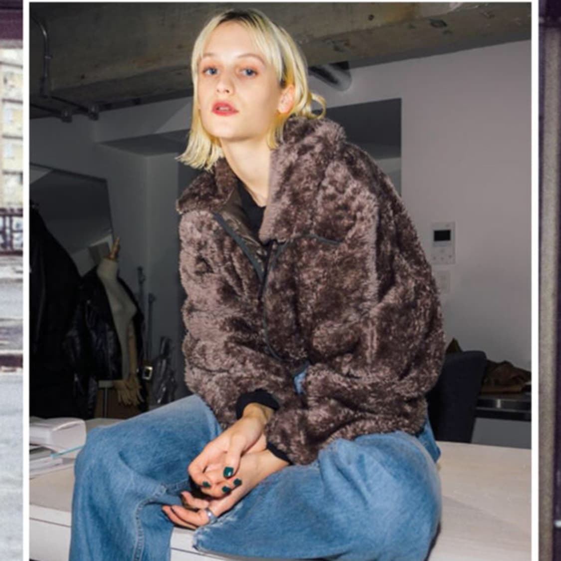 F) PERVERZE 퍼버즈 테디 크롭 퍼 자켓 상품이미지8