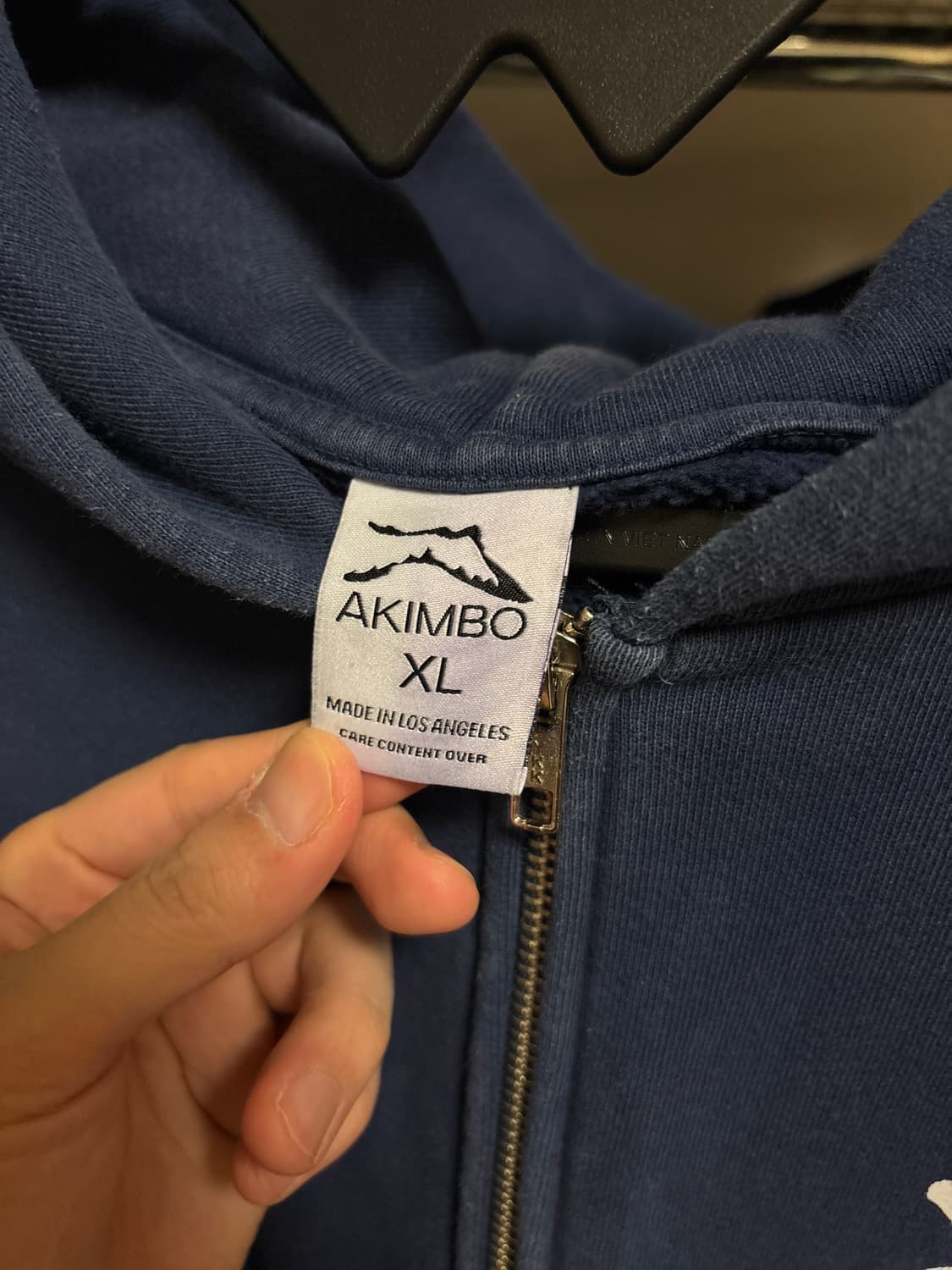 Akimbo 아킴보 티렐윈스틴 네이비 후드집업 상품이미지3