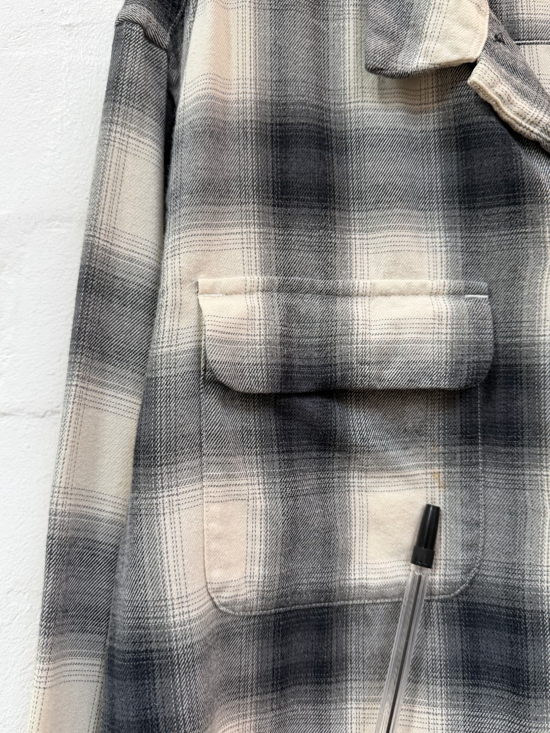 Allsaints 올세인츠 체크 셔츠 남방 L 상품이미지4