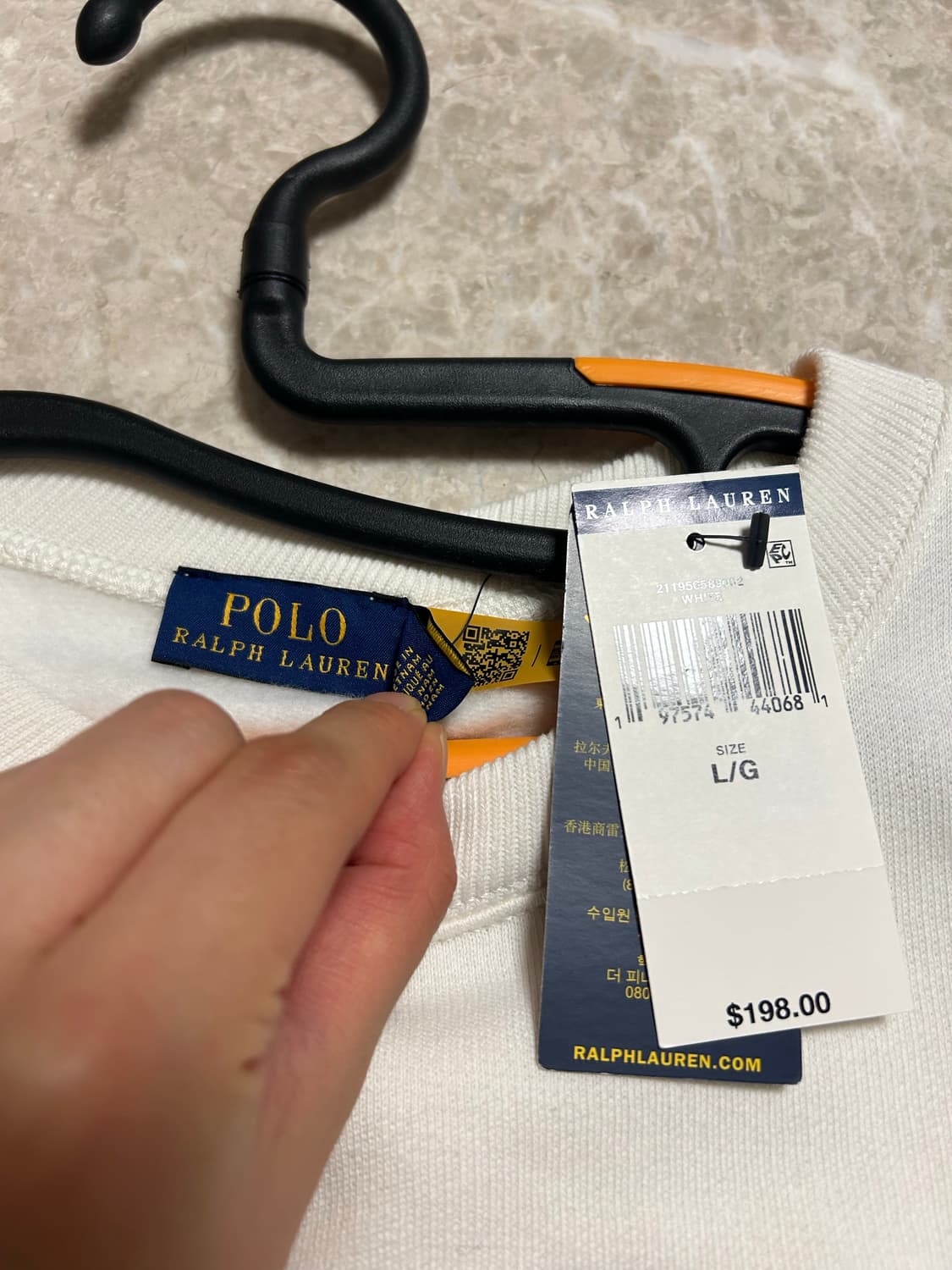 폴로베어 곰돌이 기모 맨투맨 상품이미지3