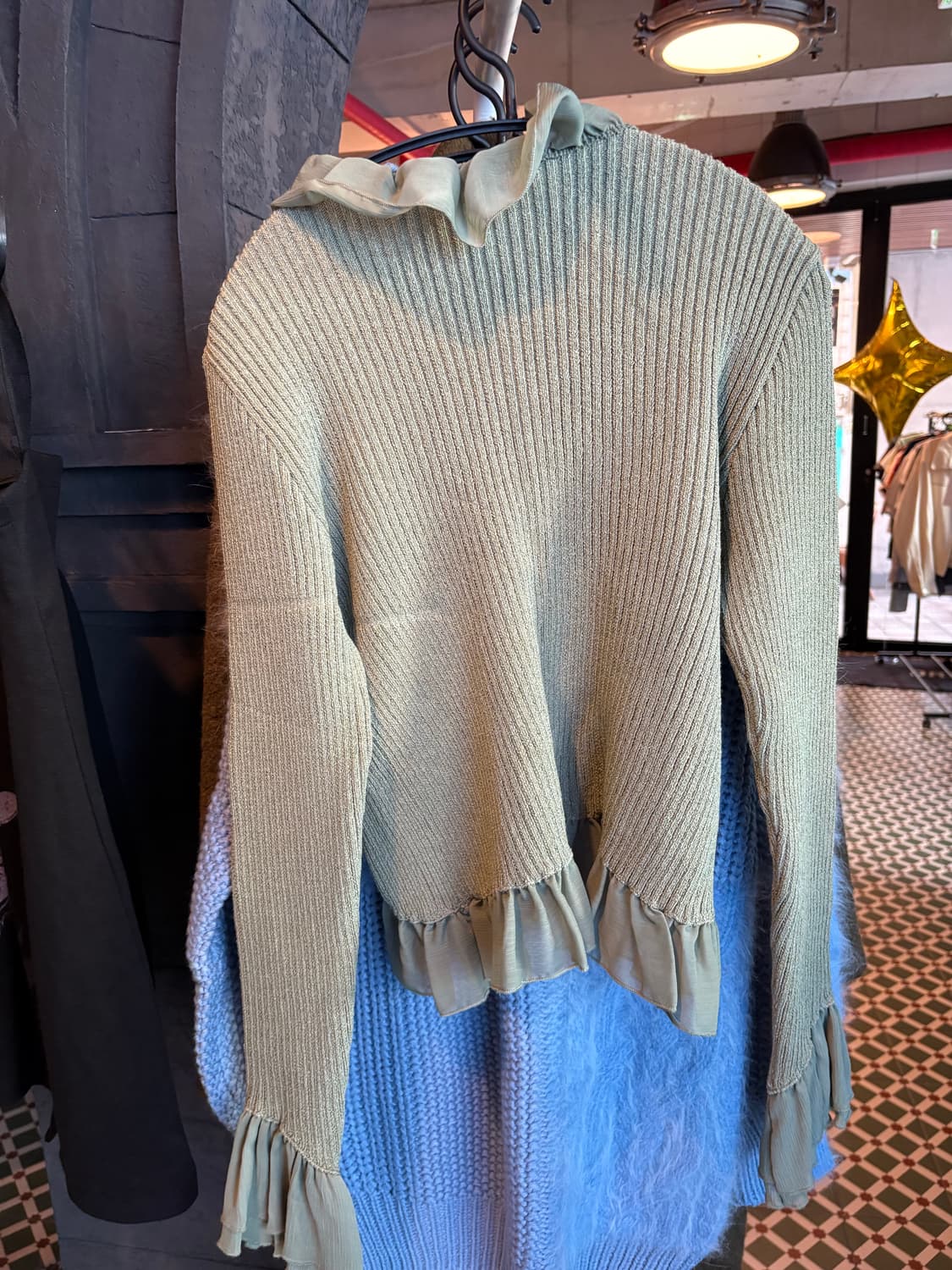 자라 프릴 니트 가디건 상품이미지6