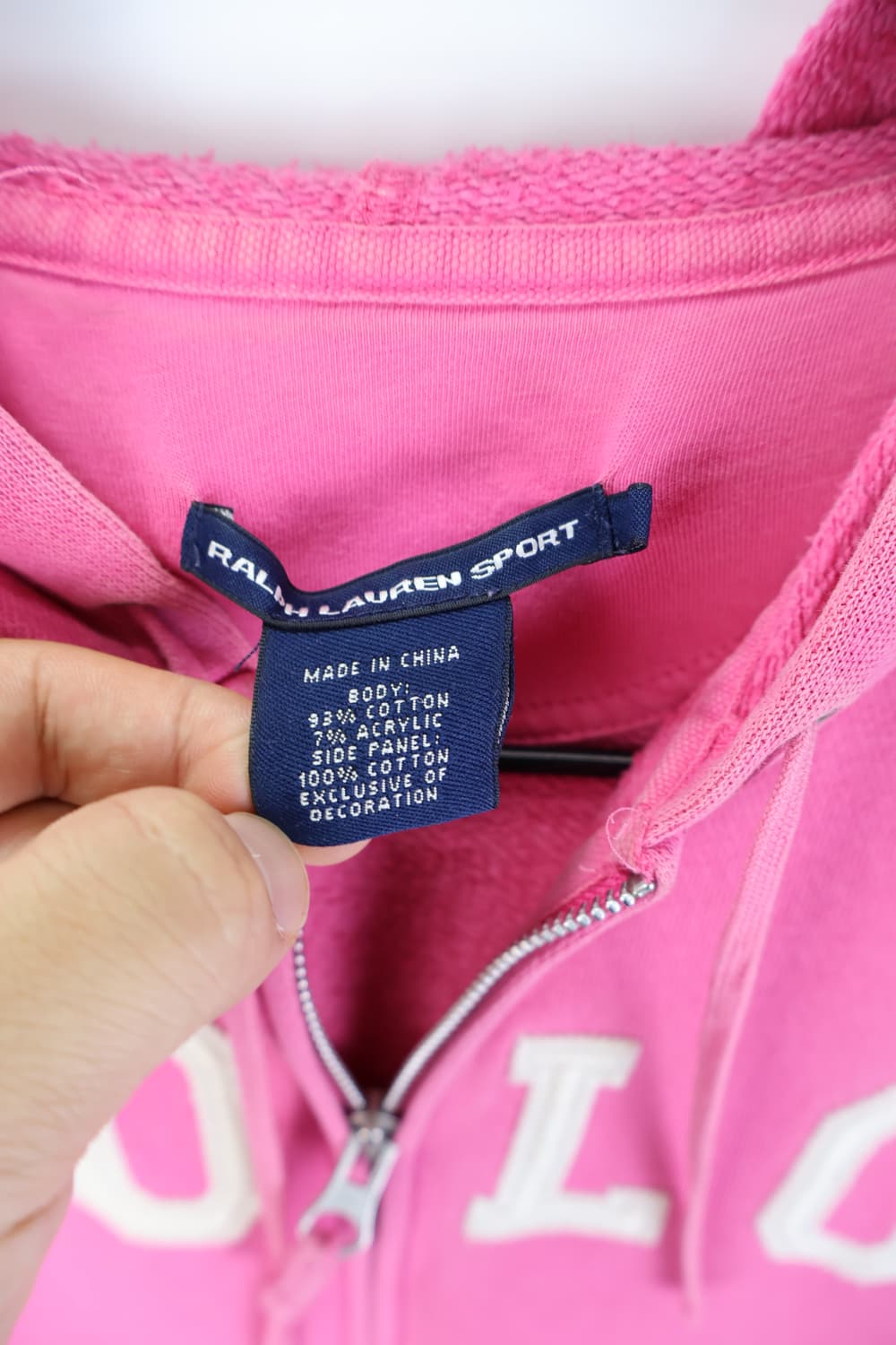 Polo Ralph Lauren Pink Zip Up Hoodies 상품이미지6