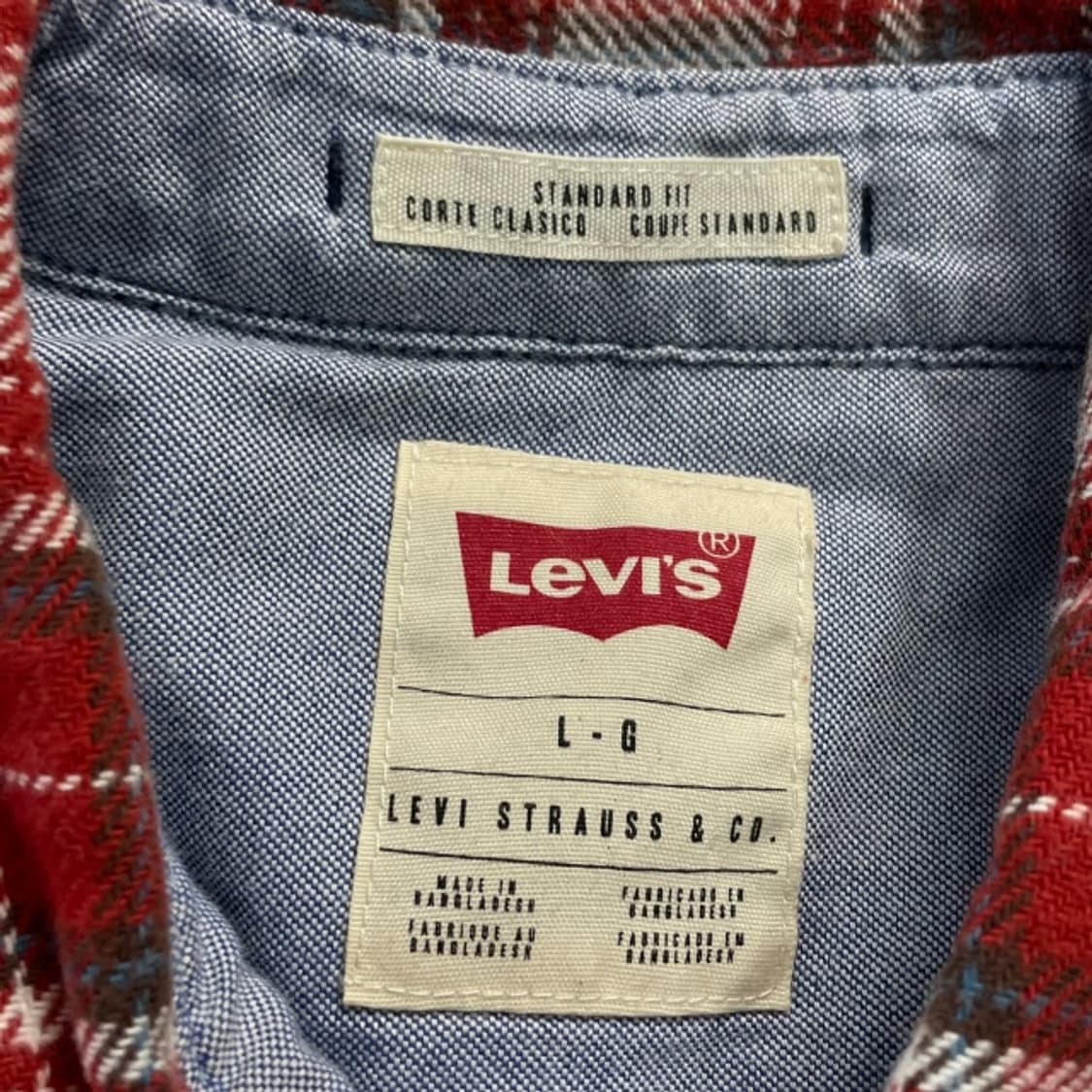 100 리바이스 웨스턴 플란넬 셔츠  상품이미지3