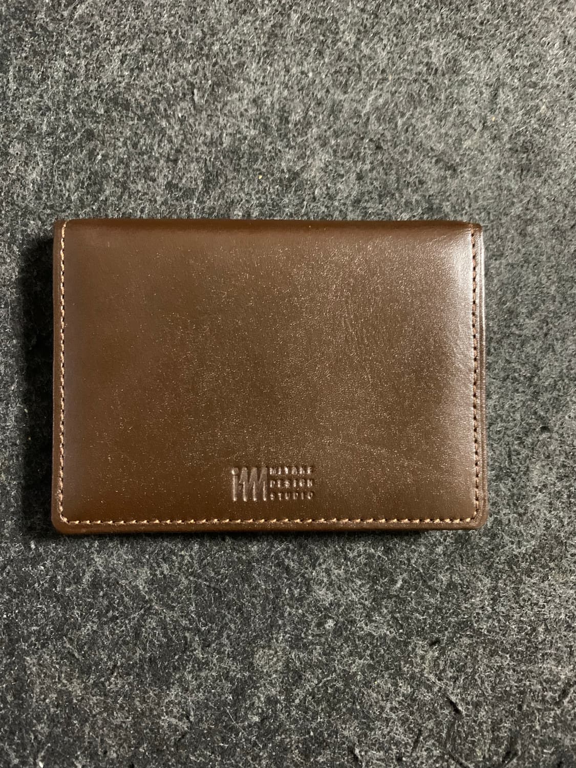 issey miyake design studio brown wallet 상품이미지3