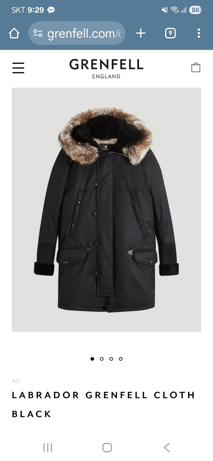 Grenfell England 아이코닉 파카 다크 네이비 상품이미지9