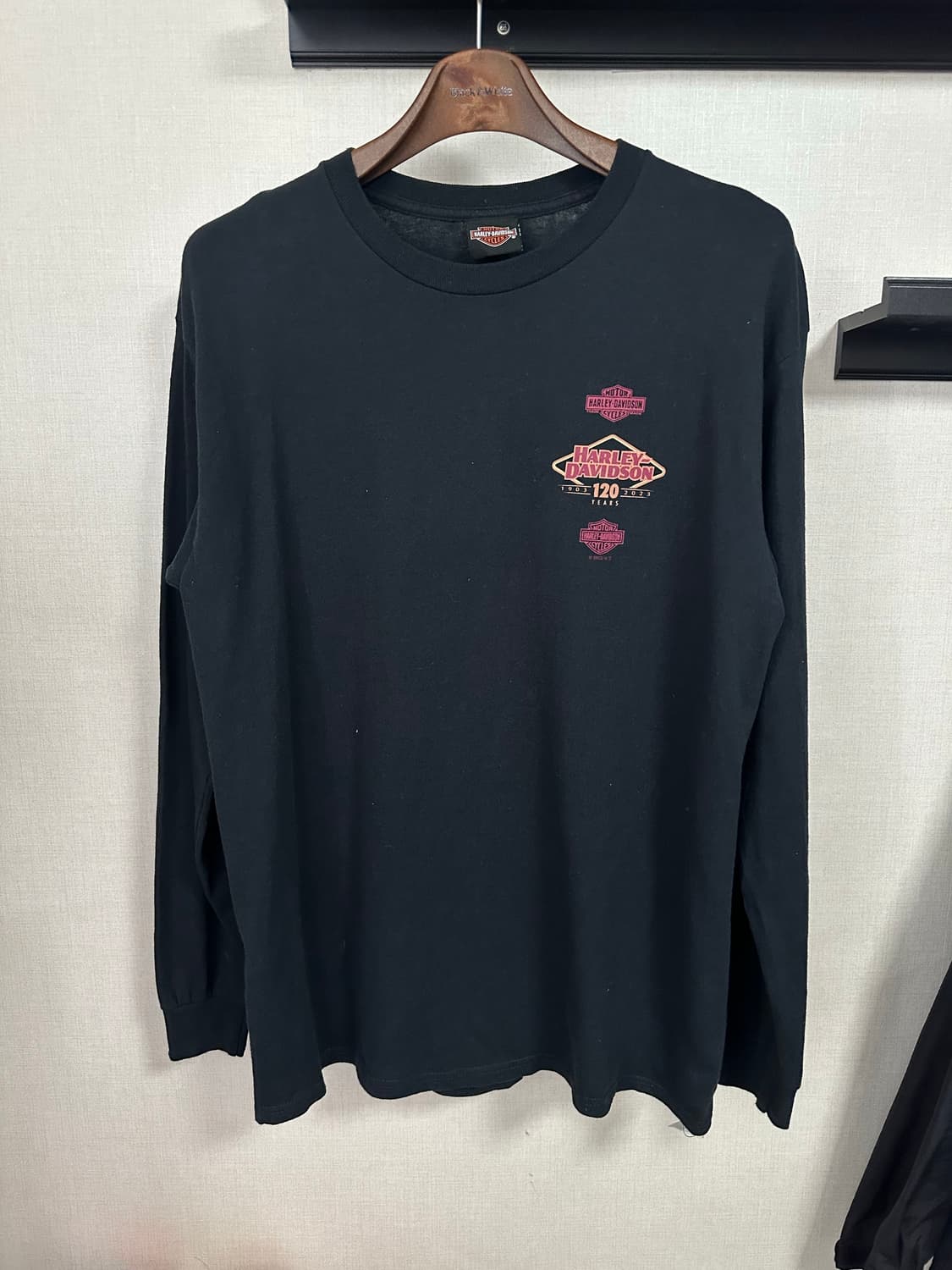 할리데이비슨 창원 긴팔 티셔츠 블랙 105-110 상품이미지1