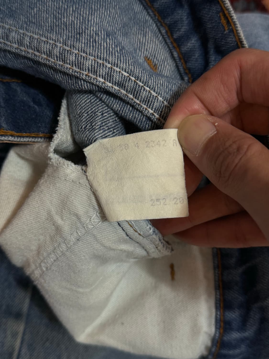 80's USA 빈티지 리바이스 517 오렌지탭 부츠컷 상품이미지10