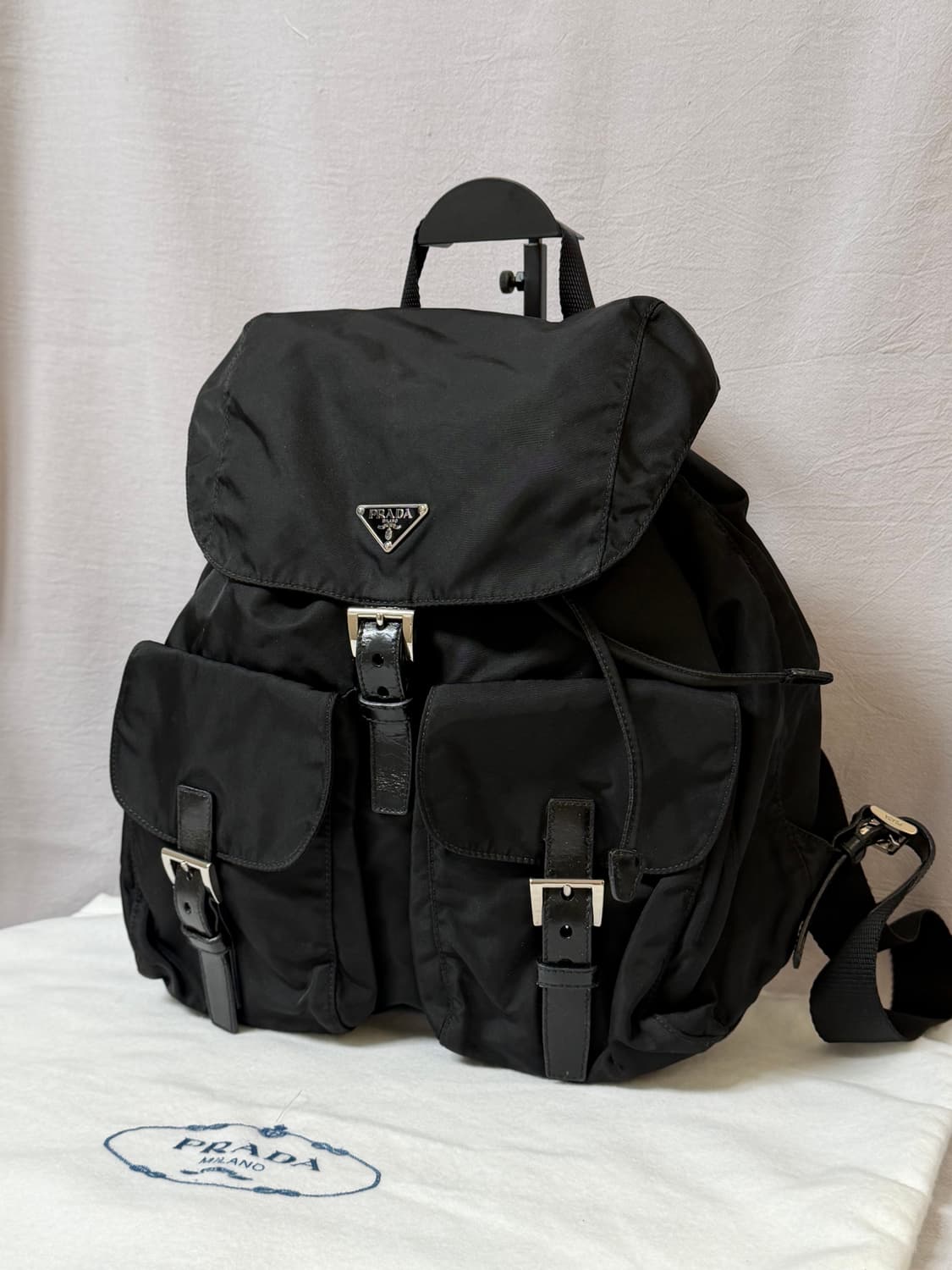 (A급) 프라다 투포켓 포코노 나일론 백팩 미디엄 상품이미지4