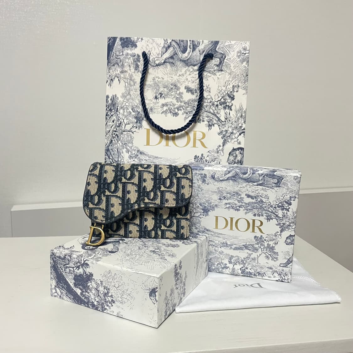 디올 오블리크 아코디언 지갑 상품이미지1