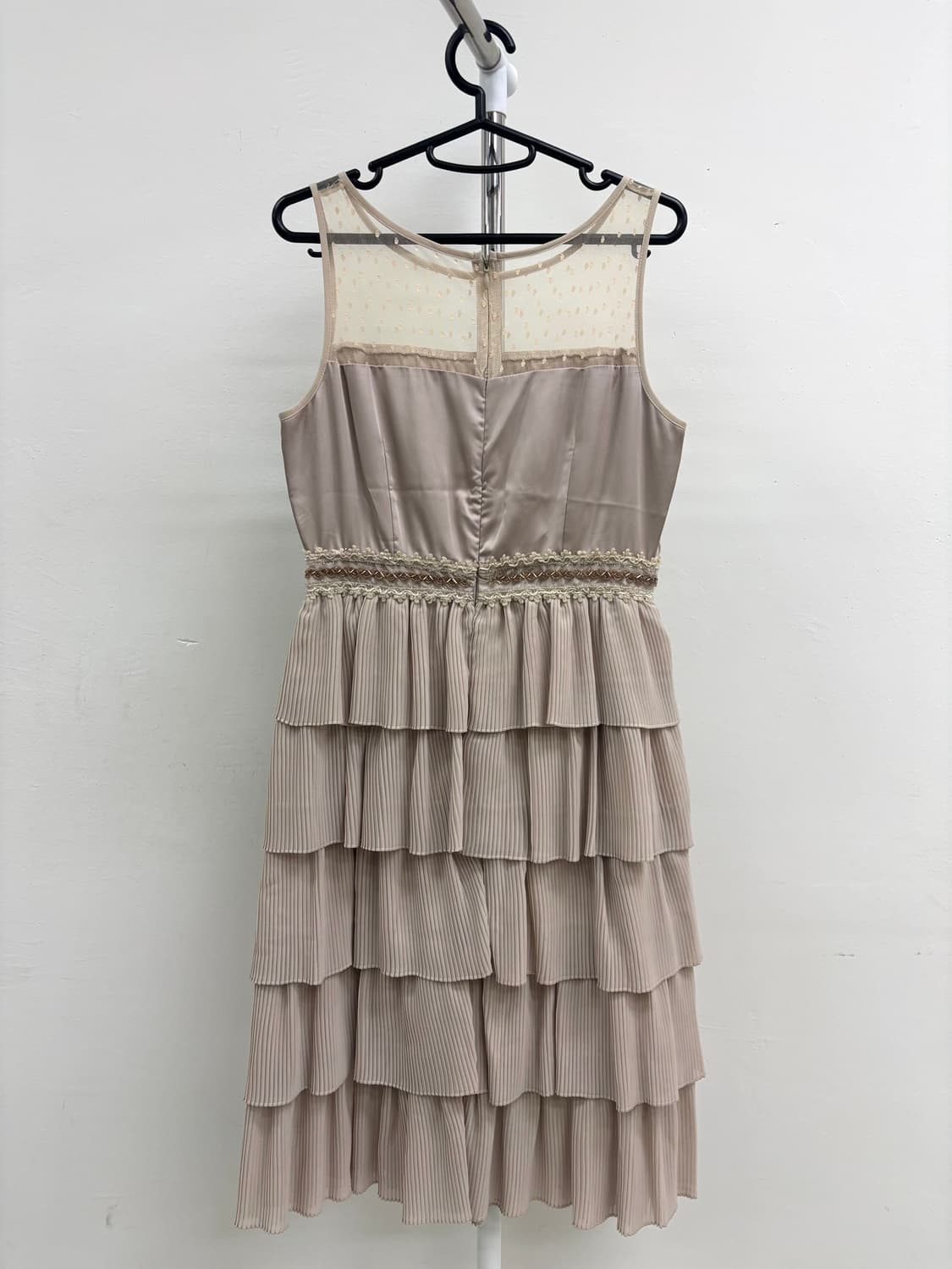 빈티지 베이지 드레스 원피스 상품이미지8