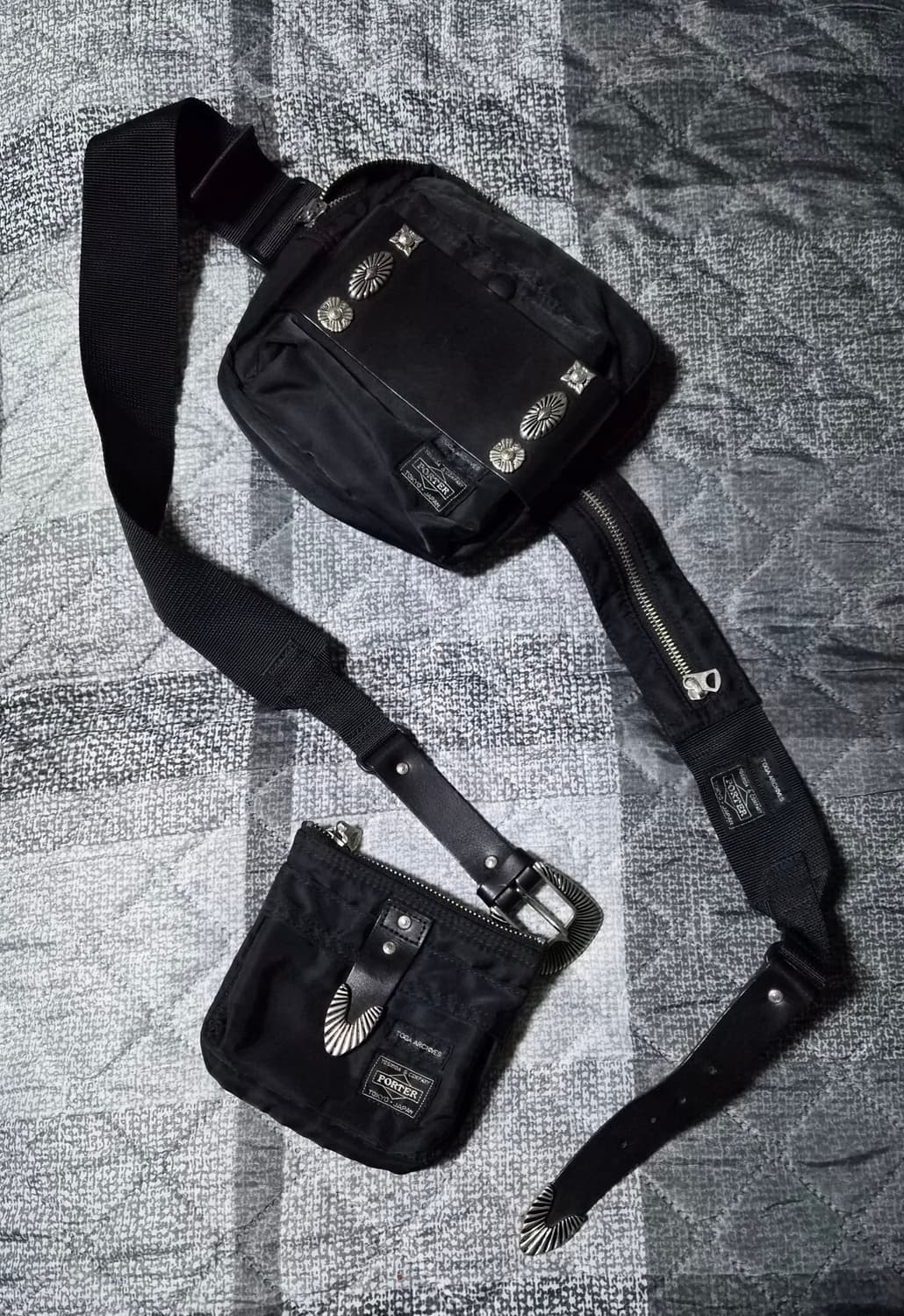 요시다포터 x 토가아키아브 벨트 백 3way 상품이미지4
