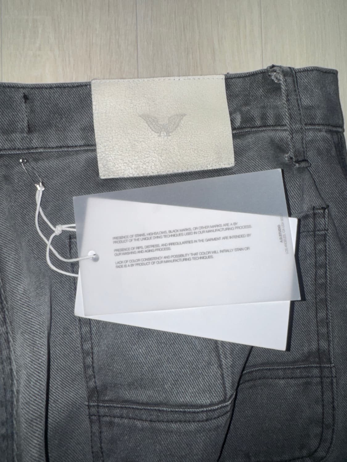  UNDERGROUND CUT OUT PANTS BLACK OIL 상품이미지4