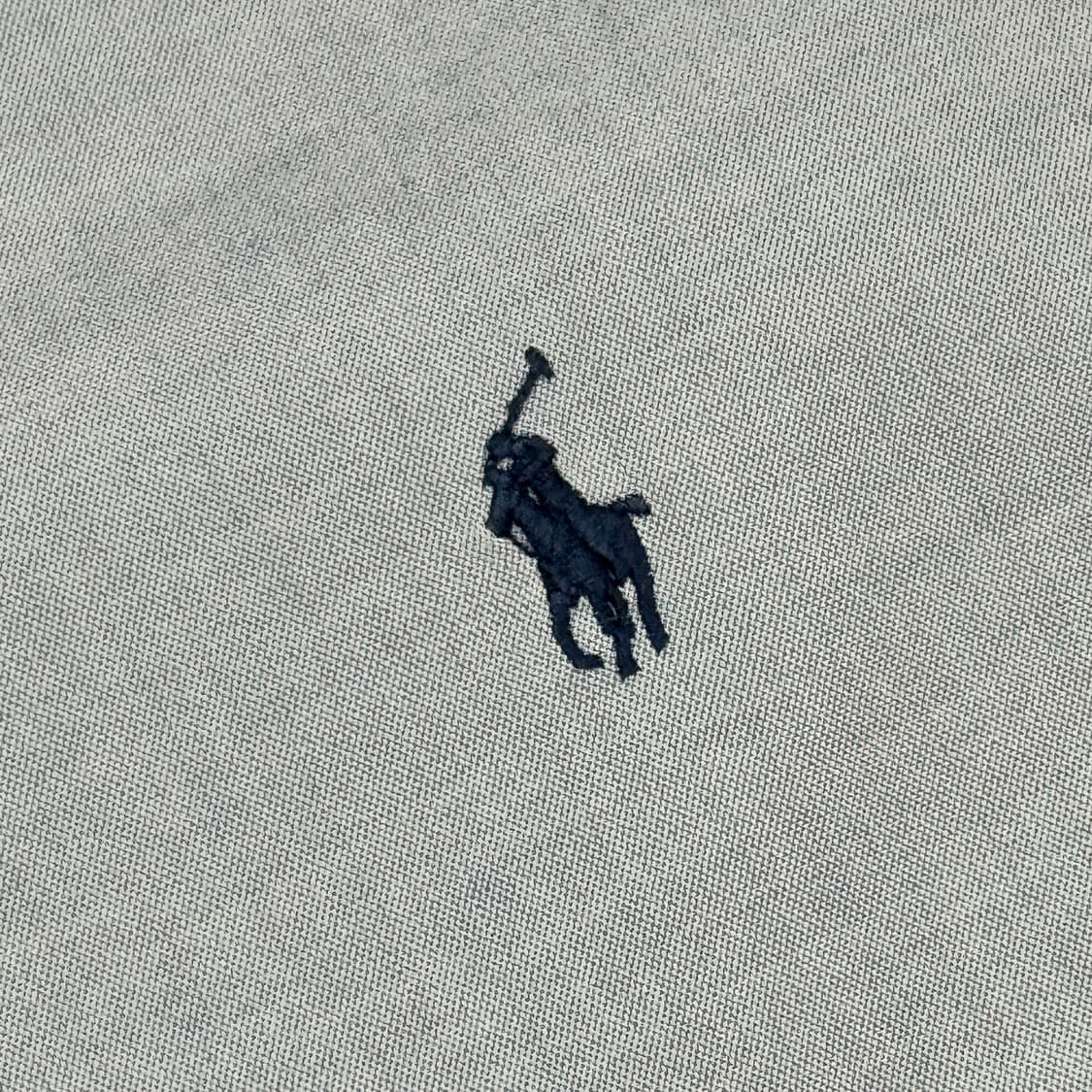 XL) 폴로 랄프로렌 하늘색 솔리드 옥스포드 셔츠 상품이미지4