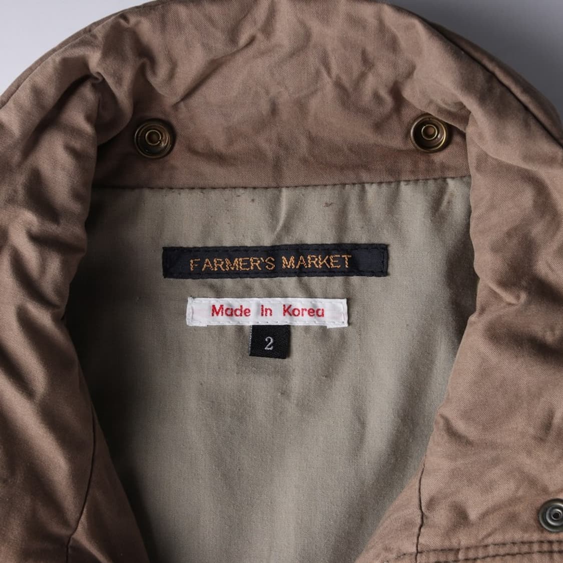 파머스마켓 빈티지 브라운 필드자켓 야상 2 상품이미지6