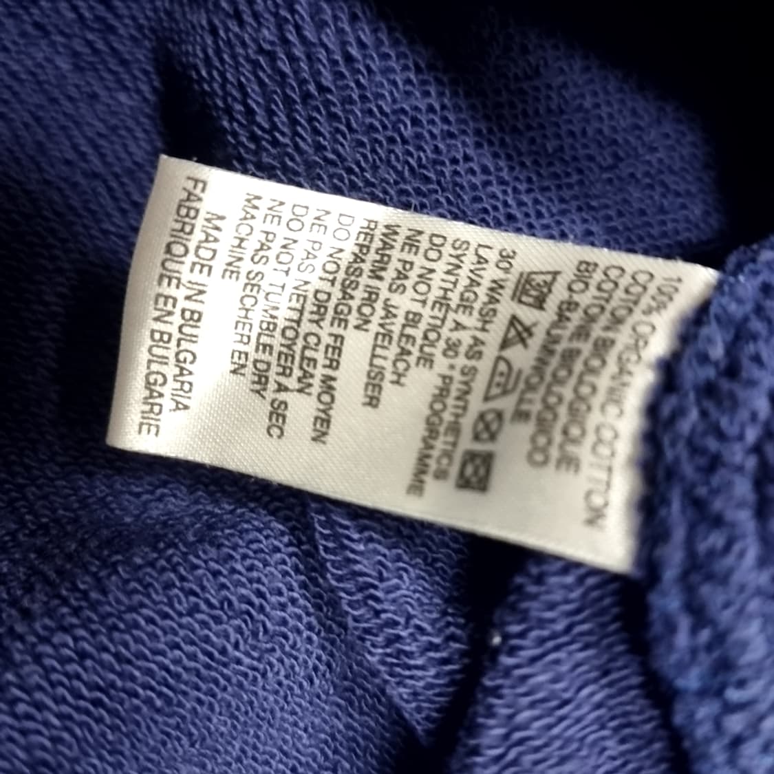 폴스미스 블루 네이비 맨투맨 티셔츠(xl) 상품이미지4