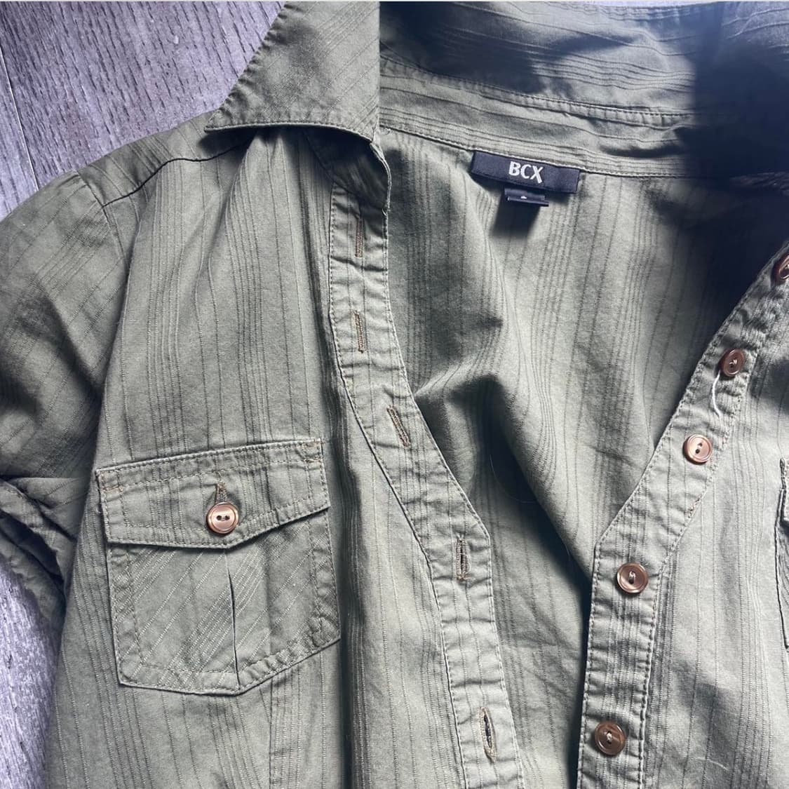 BCBG 그린 셔츠 상품이미지3