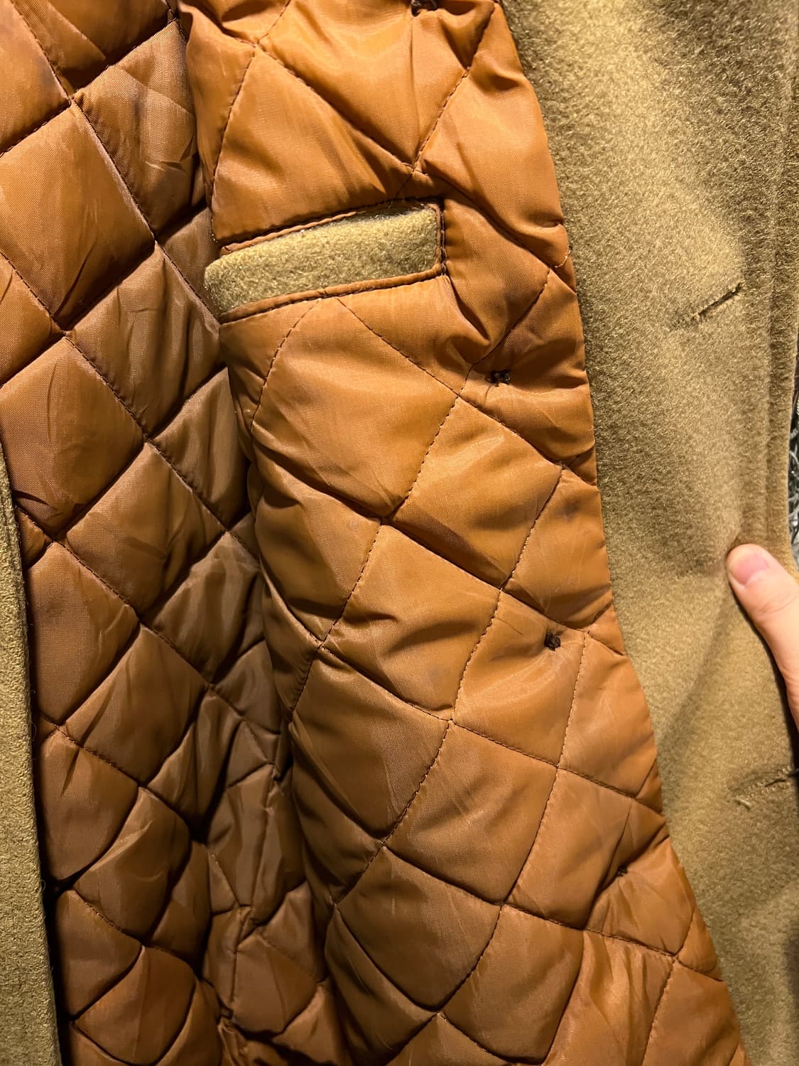 [M]Schott Made in USA 쇼트 베이지 740N 울 피코트 상품이미지6