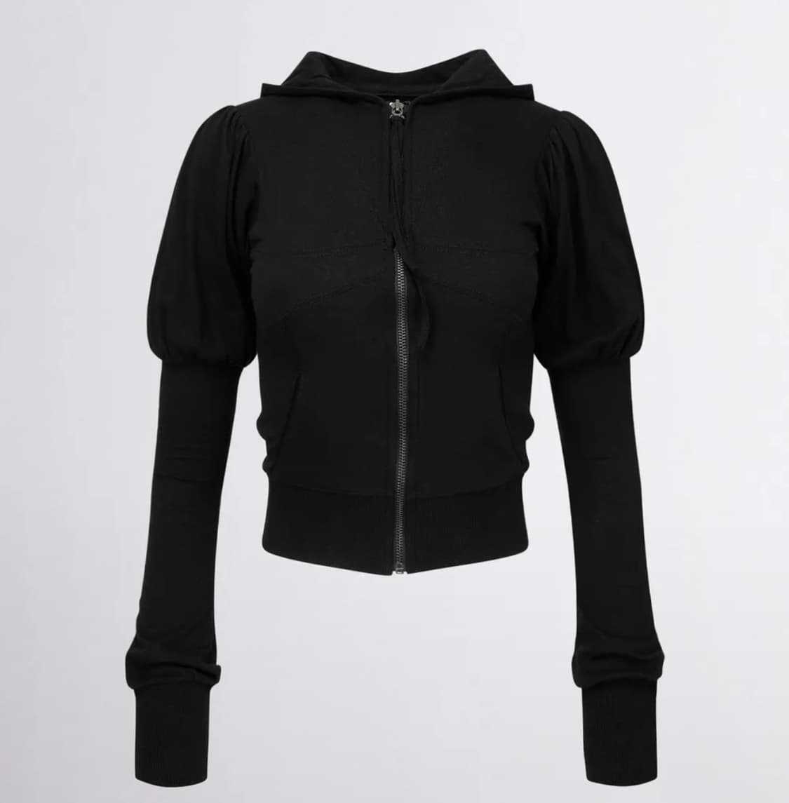 스컬프터 솔리드 집업 후드 블랙 L 상품이미지1