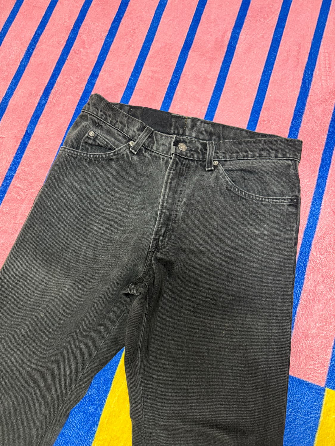 리바이스 550 오렌지탭 블랙데님 부츠컷 30 size 상품이미지3