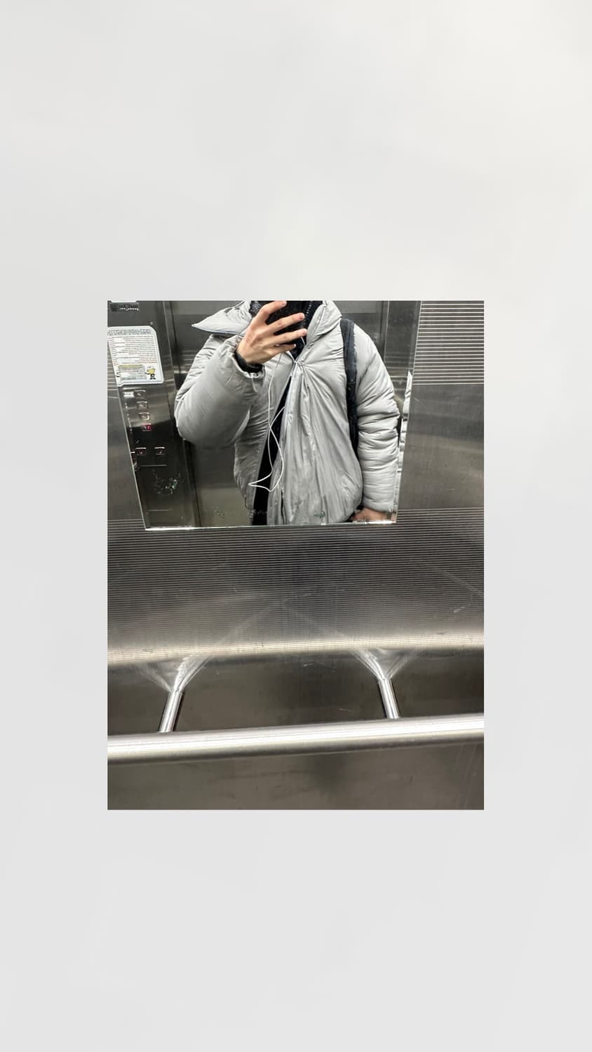 포스트아카이브 팩션 에어자켓 그레이 m 상품이미지3