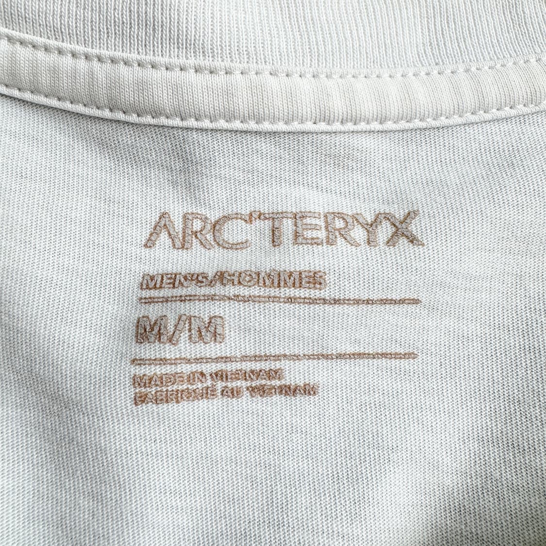 아크테릭스 빅로고 반팔 티셔츠 화이트 상품이미지5