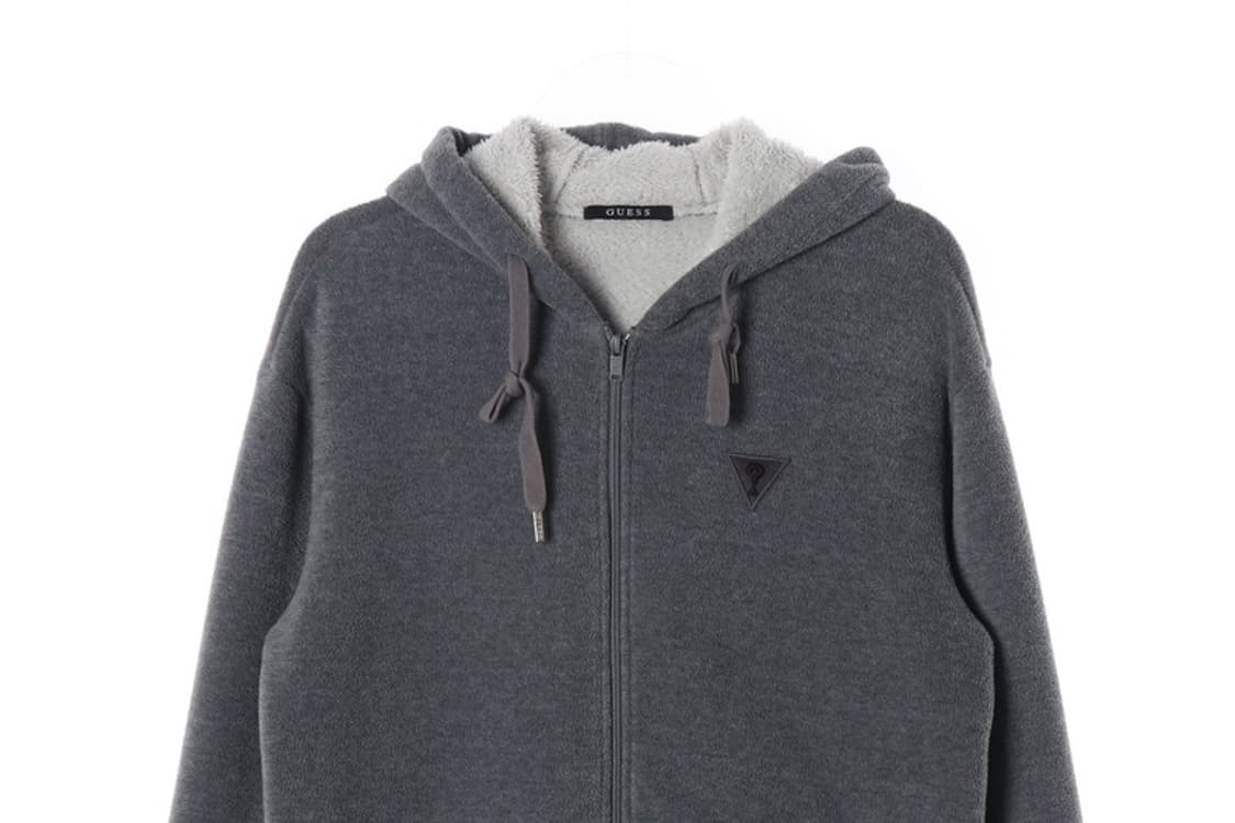 GUESS 퍼안감 후드 집업  M 상품이미지4