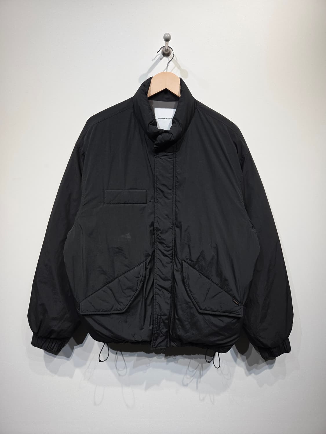 에스피오나지(ESPIONAGE) 블랙 덕다운 숏패딩 자켓 상품이미지2