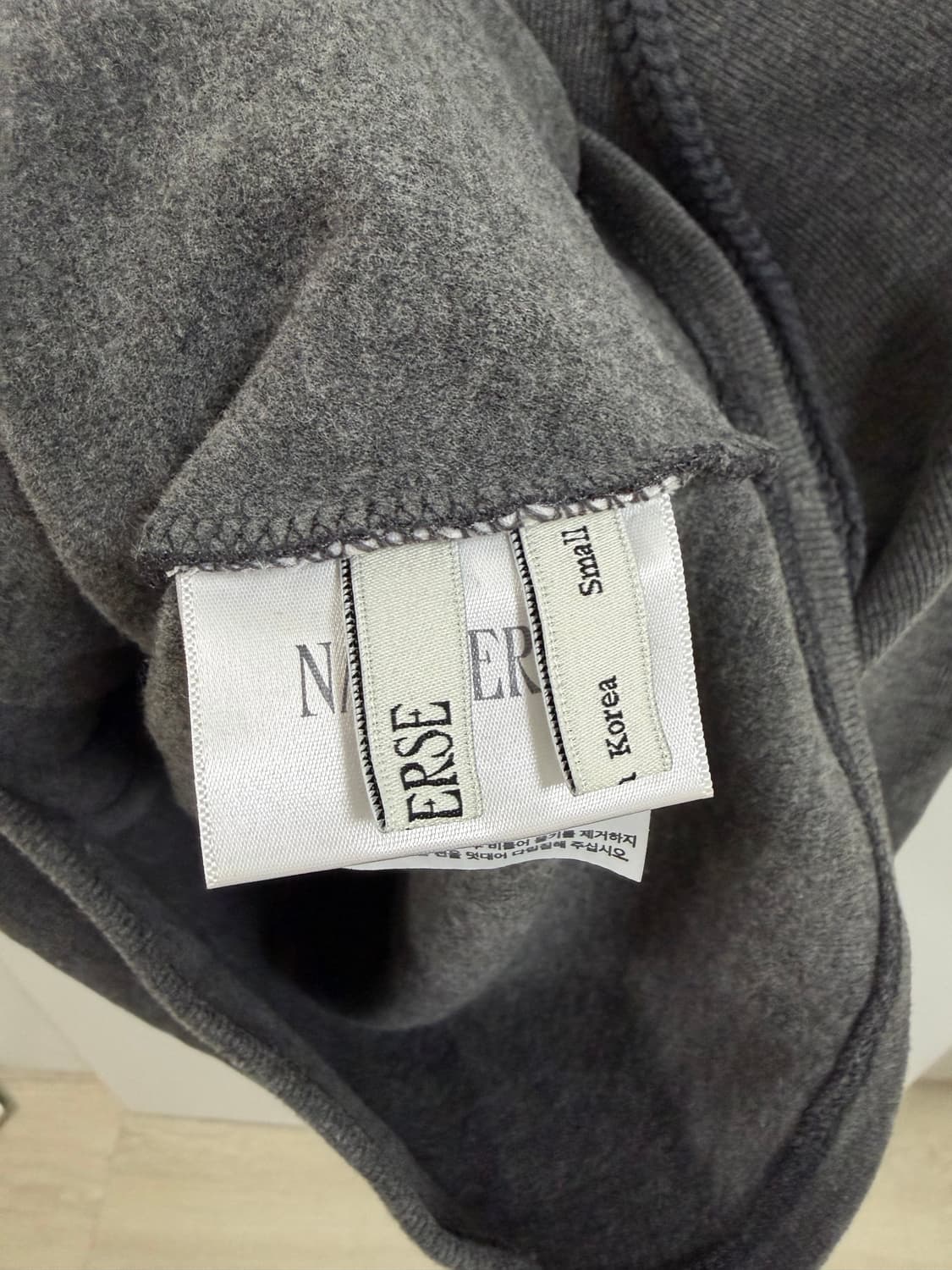 나비버스 그레이 베이스볼 후디s 상품이미지4