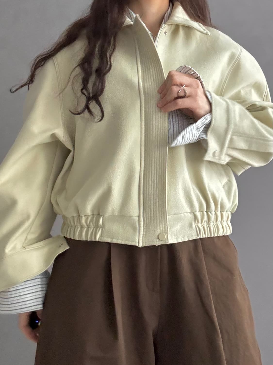 비애브 블루종(베이지) 상품이미지4