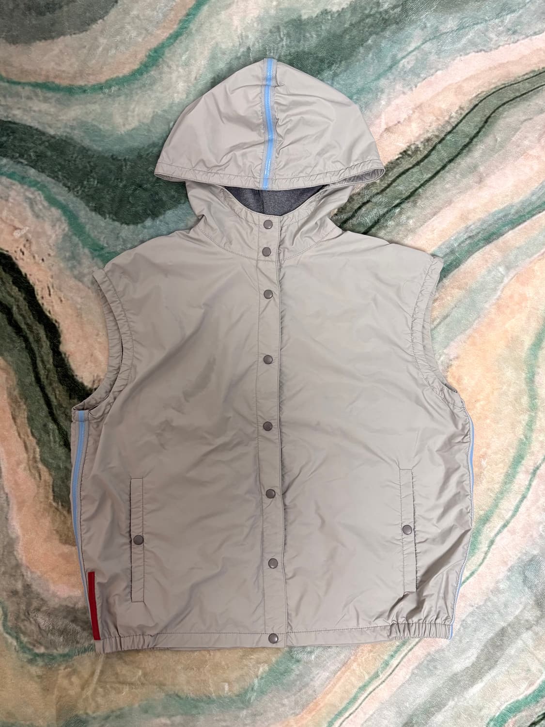 00s 프라다 스포츠라인 후드 베스트 상품이미지1