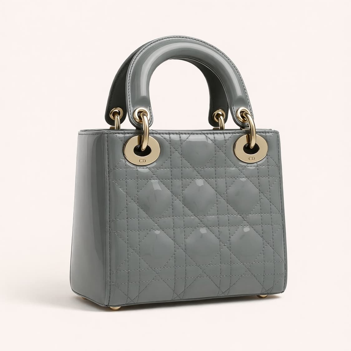 [S급] 디올 레이디백 미니 스톤그레이 페이던트 판매합니다!!! 상품이미지2