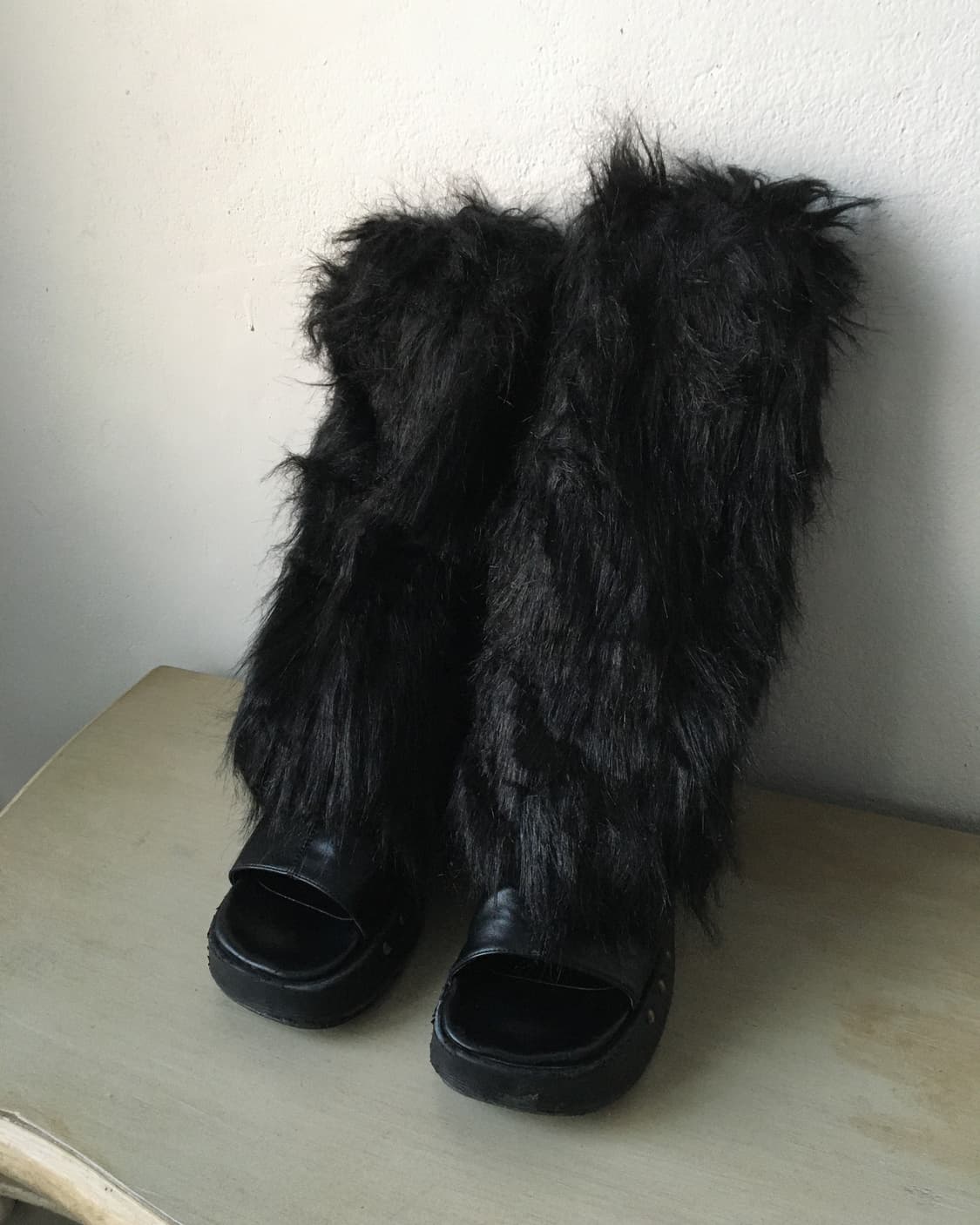 fake fur legwarmmer 상품이미지1