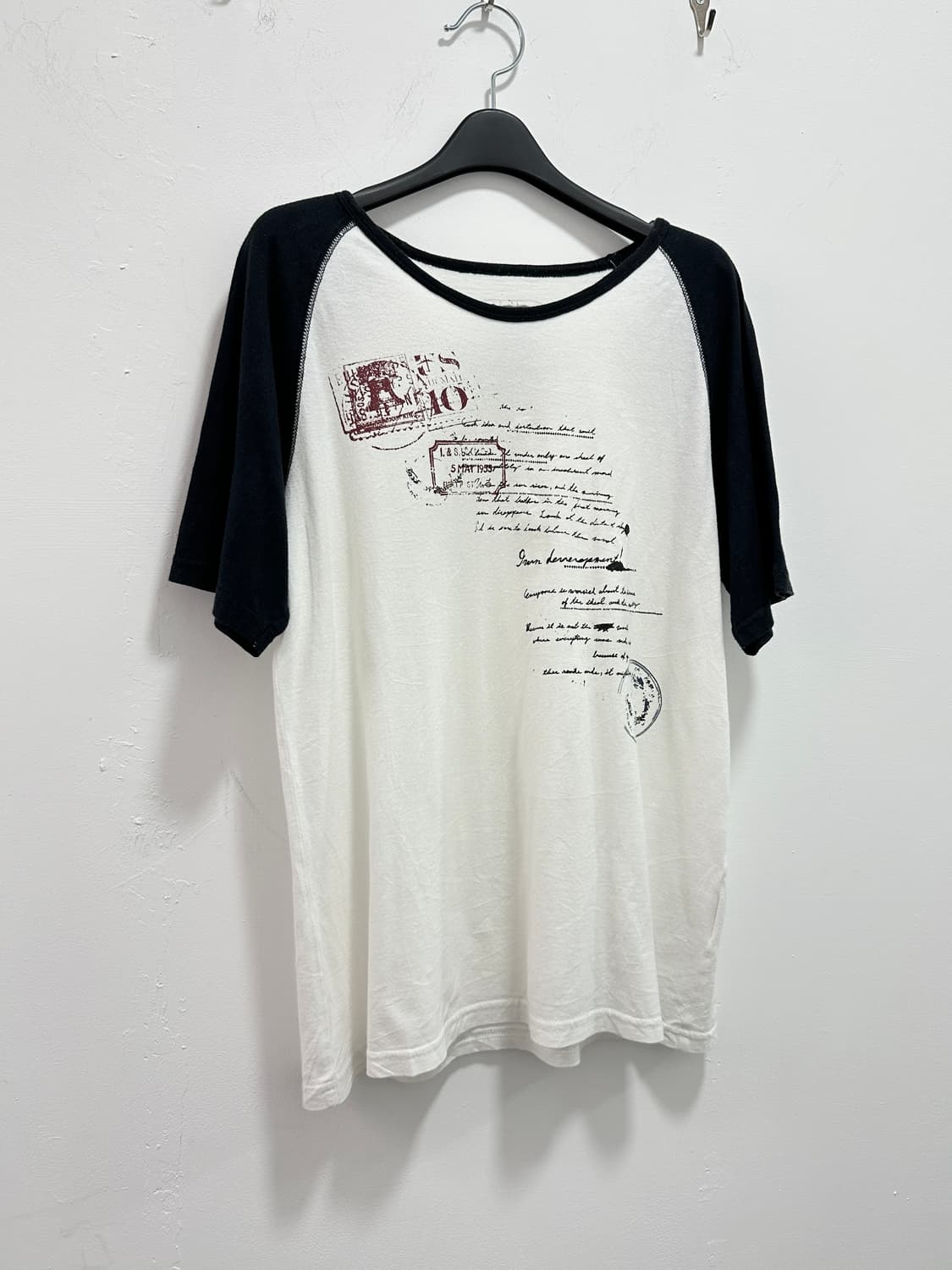 Vintage y2k lettering tee 상품이미지2