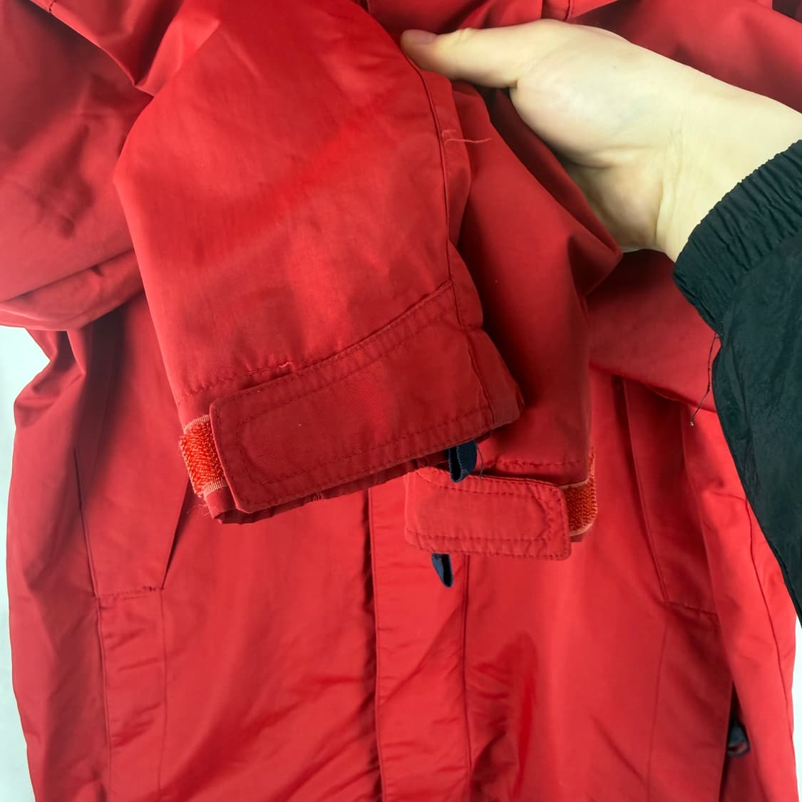 90) 뉴발란스 나일론 바람막이 자켓 레드 상품이미지4