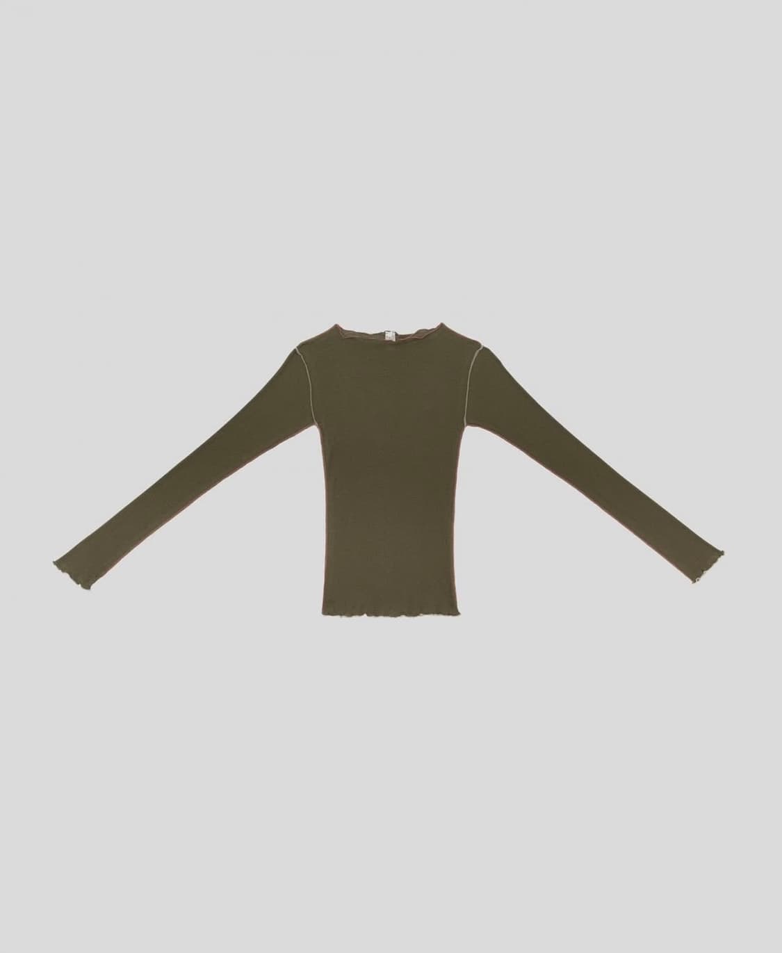 베이스레인지 vein longsleeve conto green 상품이미지1