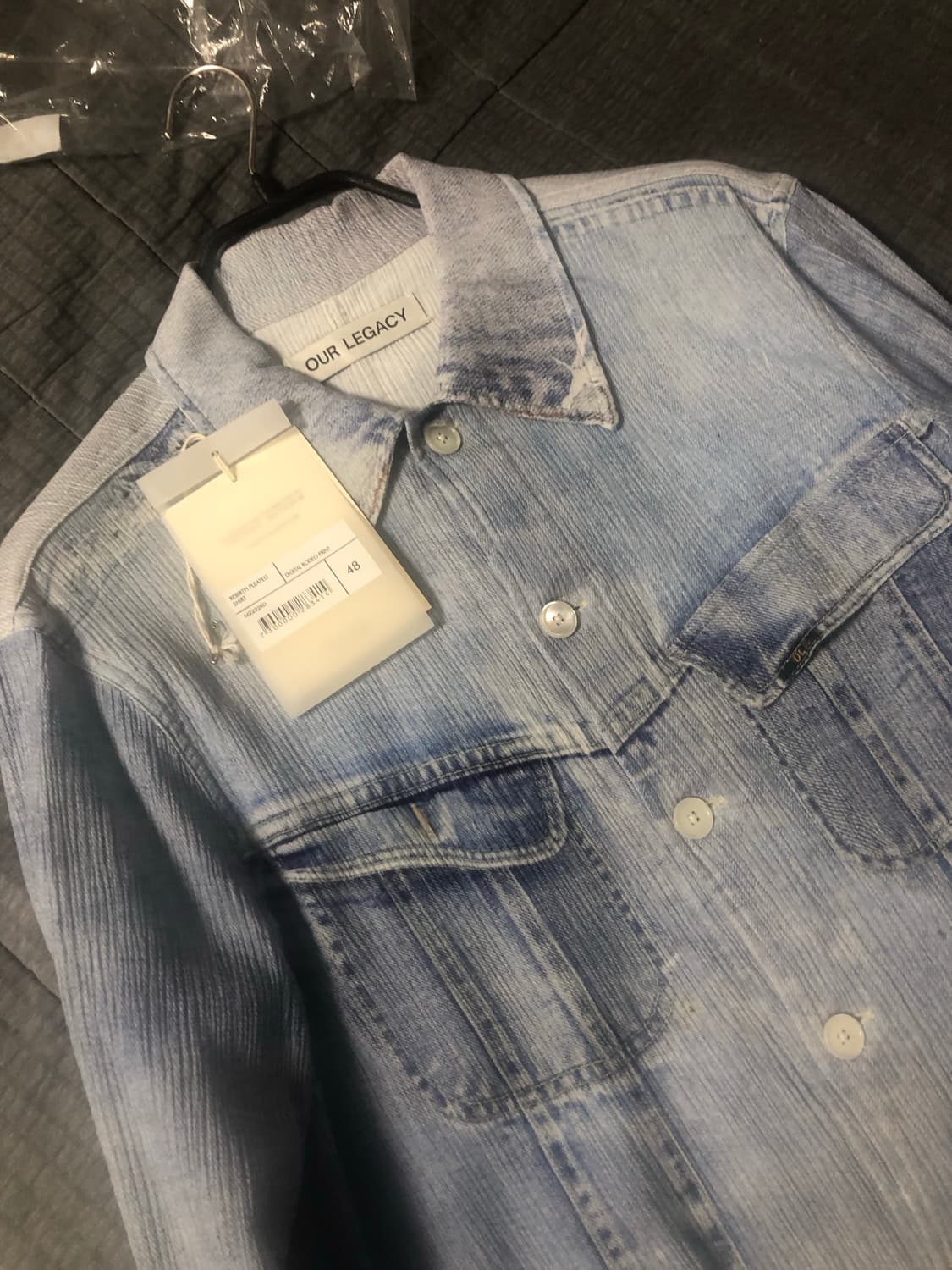 [48]아워레가시 디지털 데님 셔츠 상품이미지3