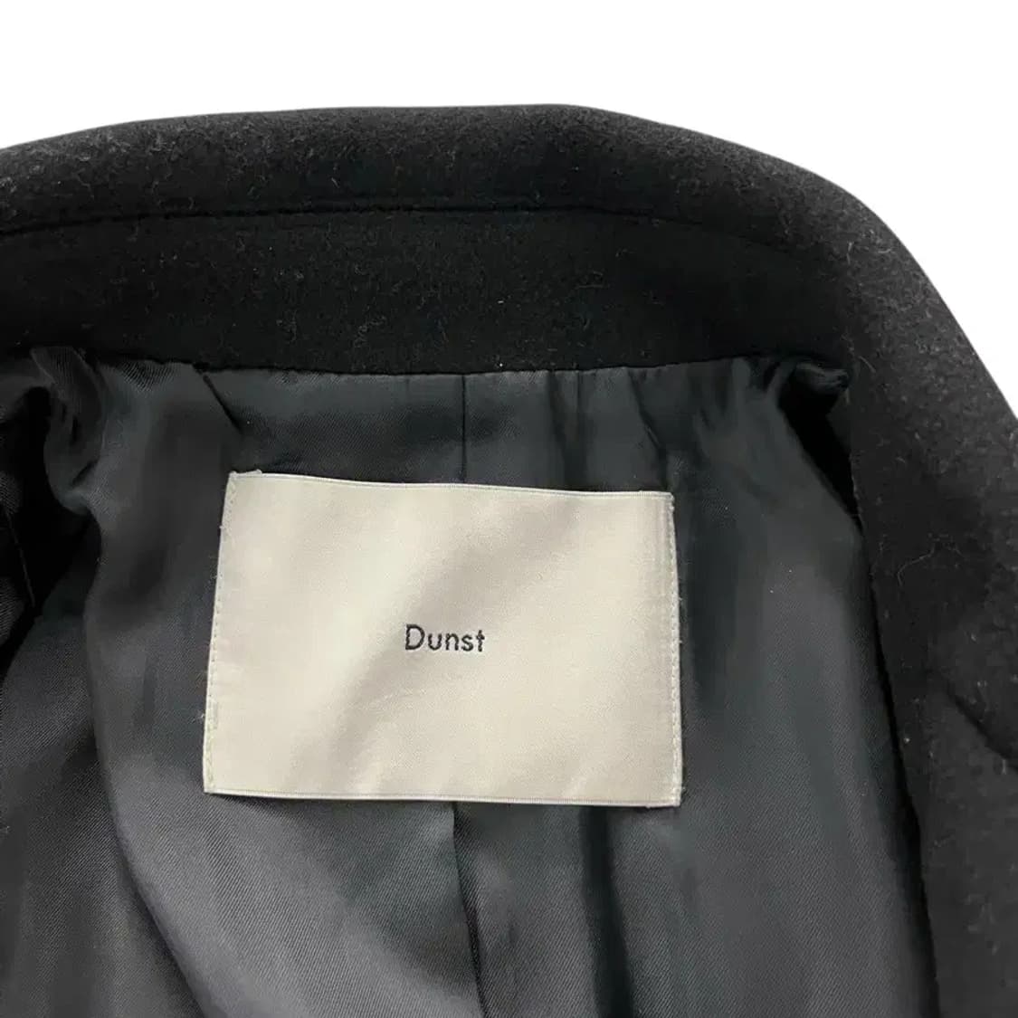 Dunst unisex wool coat black XS 상품이미지4