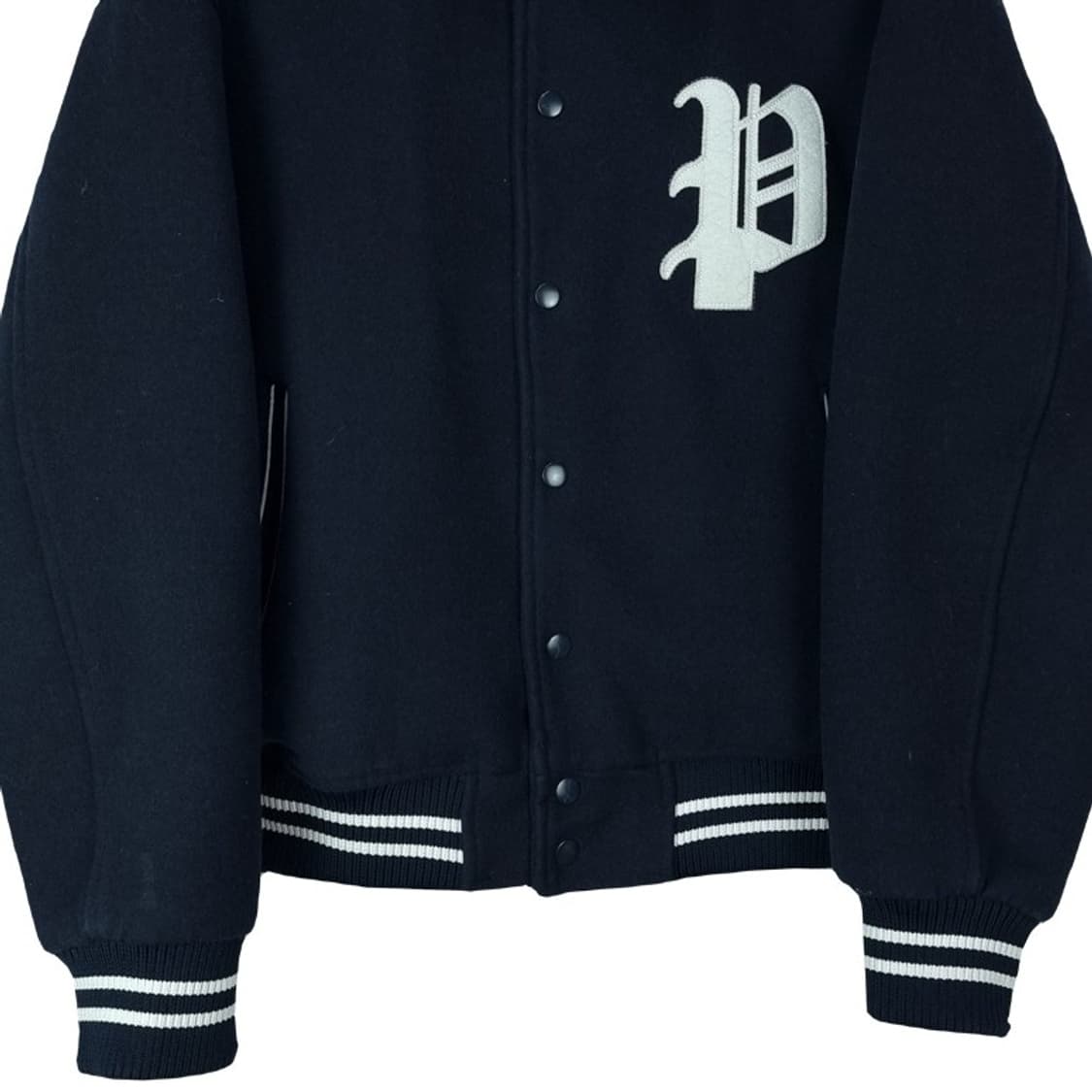 [파르티멘토] 오버핏 모직 바시티 자켓 네이비 M17934 상품이미지5