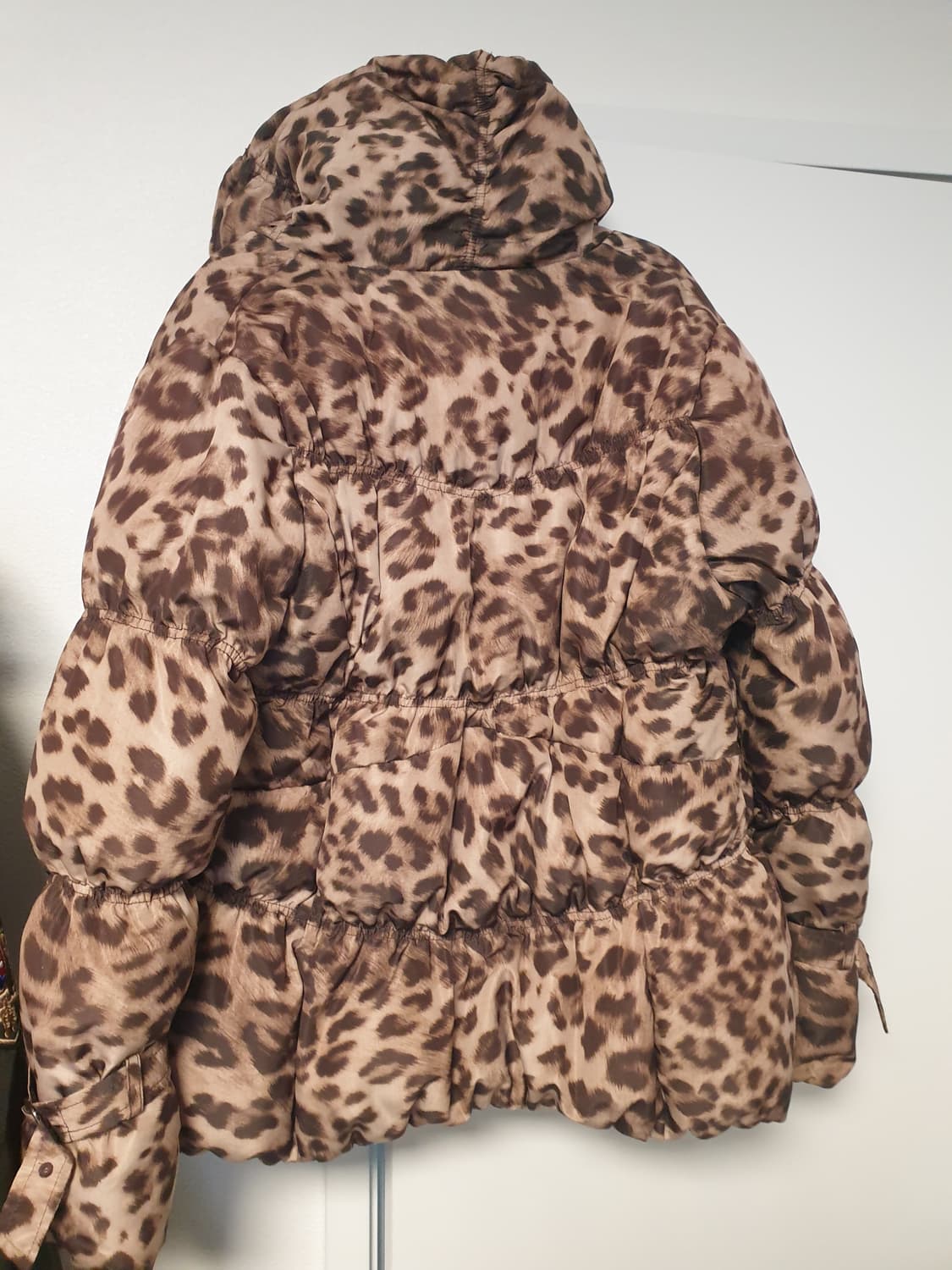 레오파드 패딩 여성 105size 상품이미지6