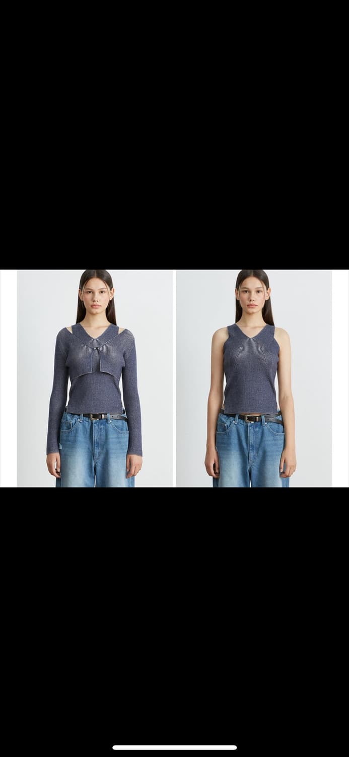 키뮤어 볼레로 니트 세트 상품이미지5