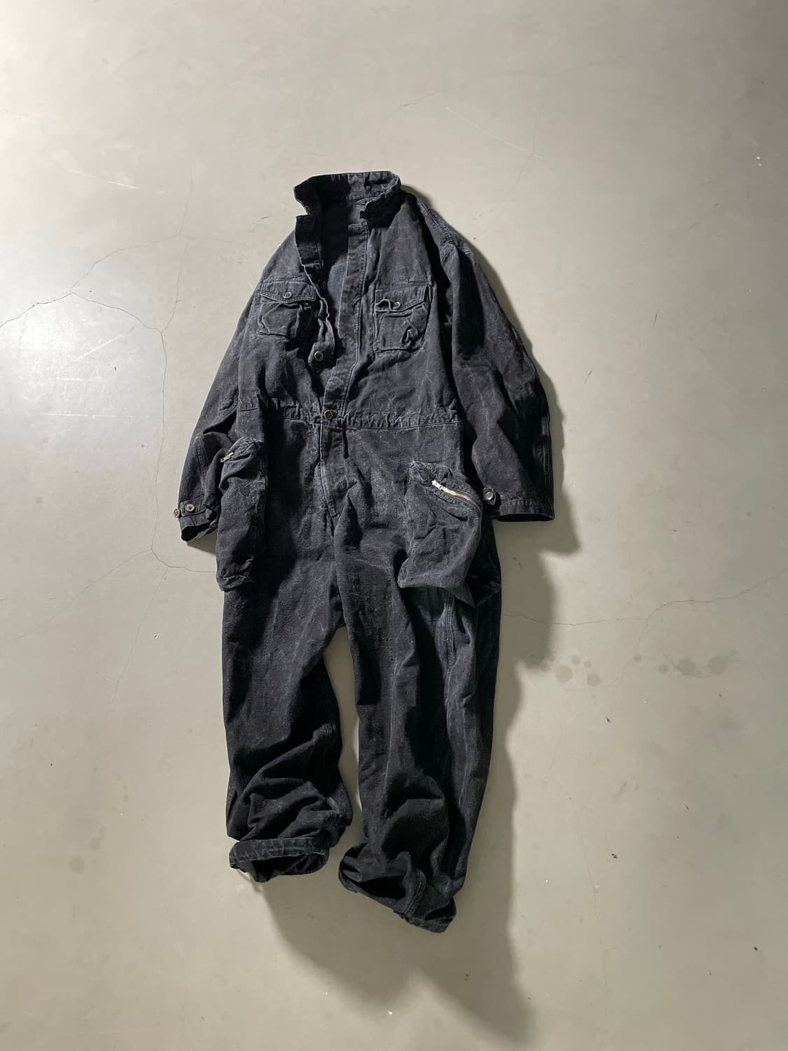 KZ Atelier Damage Finished Jumpsuit 상품이미지1