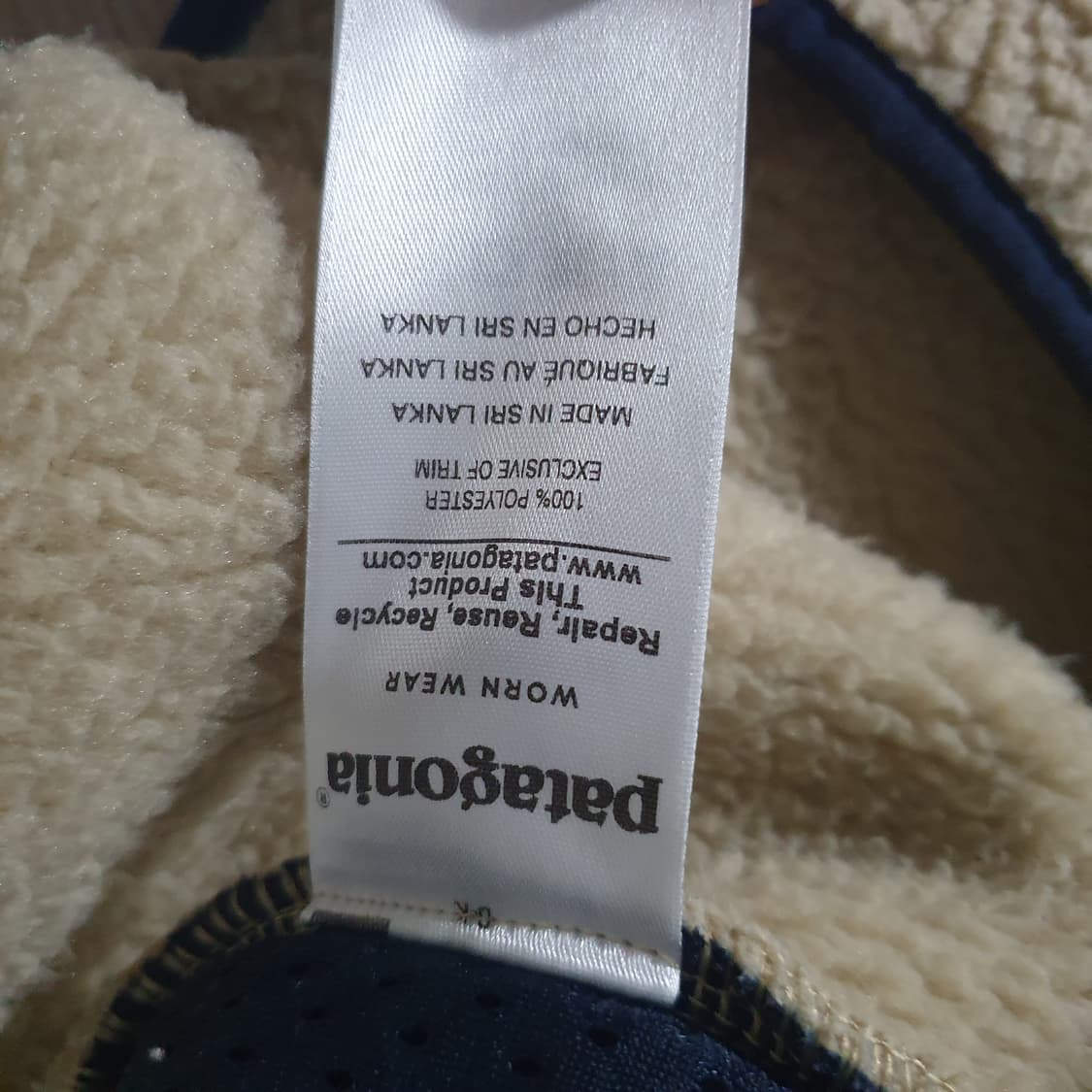 맨즈L) 파타고니아 레트로 파일 플리스 후리스 집업 자켓 내츄럴 베이지 상품이미지9